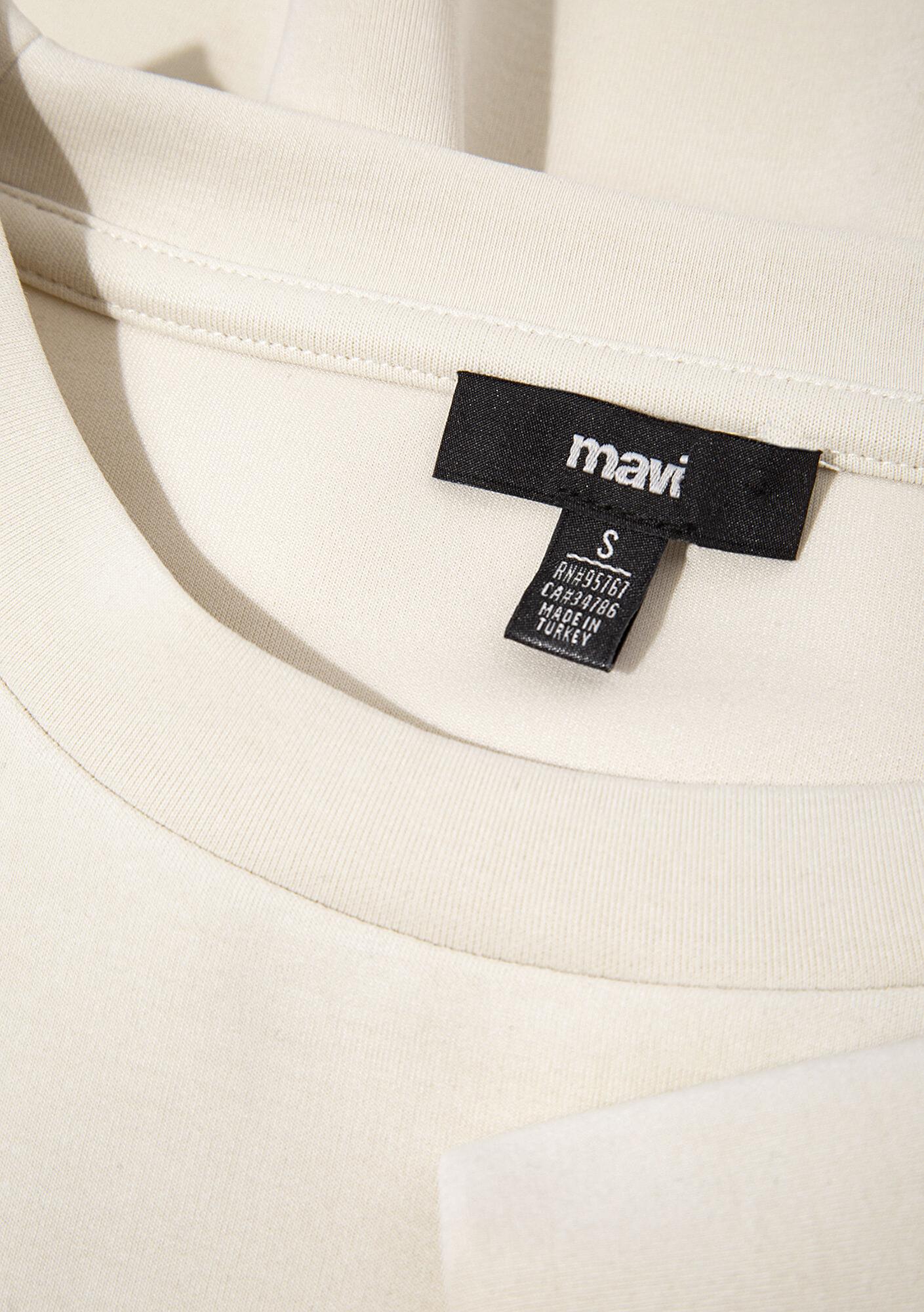 Mavi Lux Touch (TENCEL™) Modal Ekru Sweatshirt 168837-70065