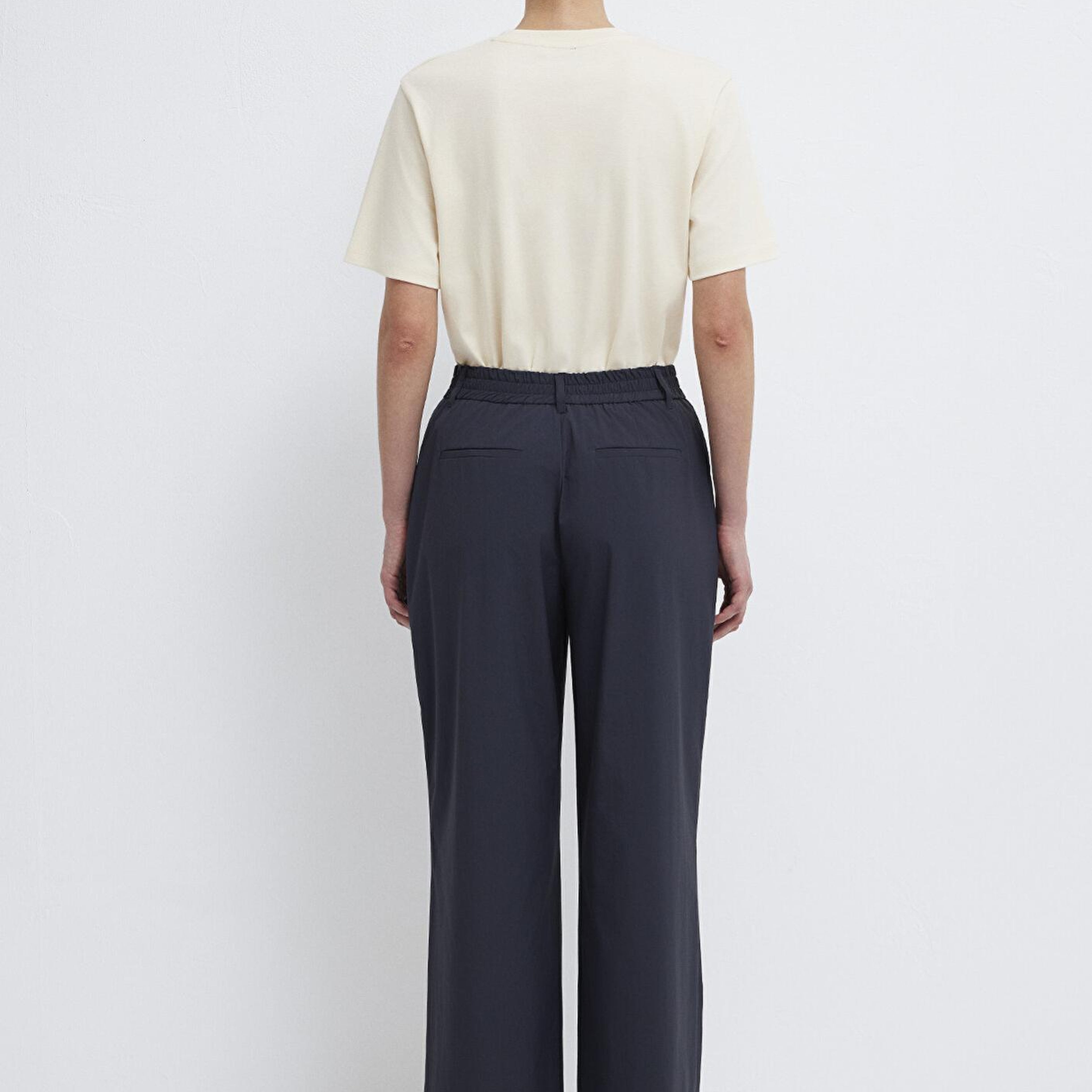 Mavi Geniş Paça Antrasit Pantolon 1011178-900