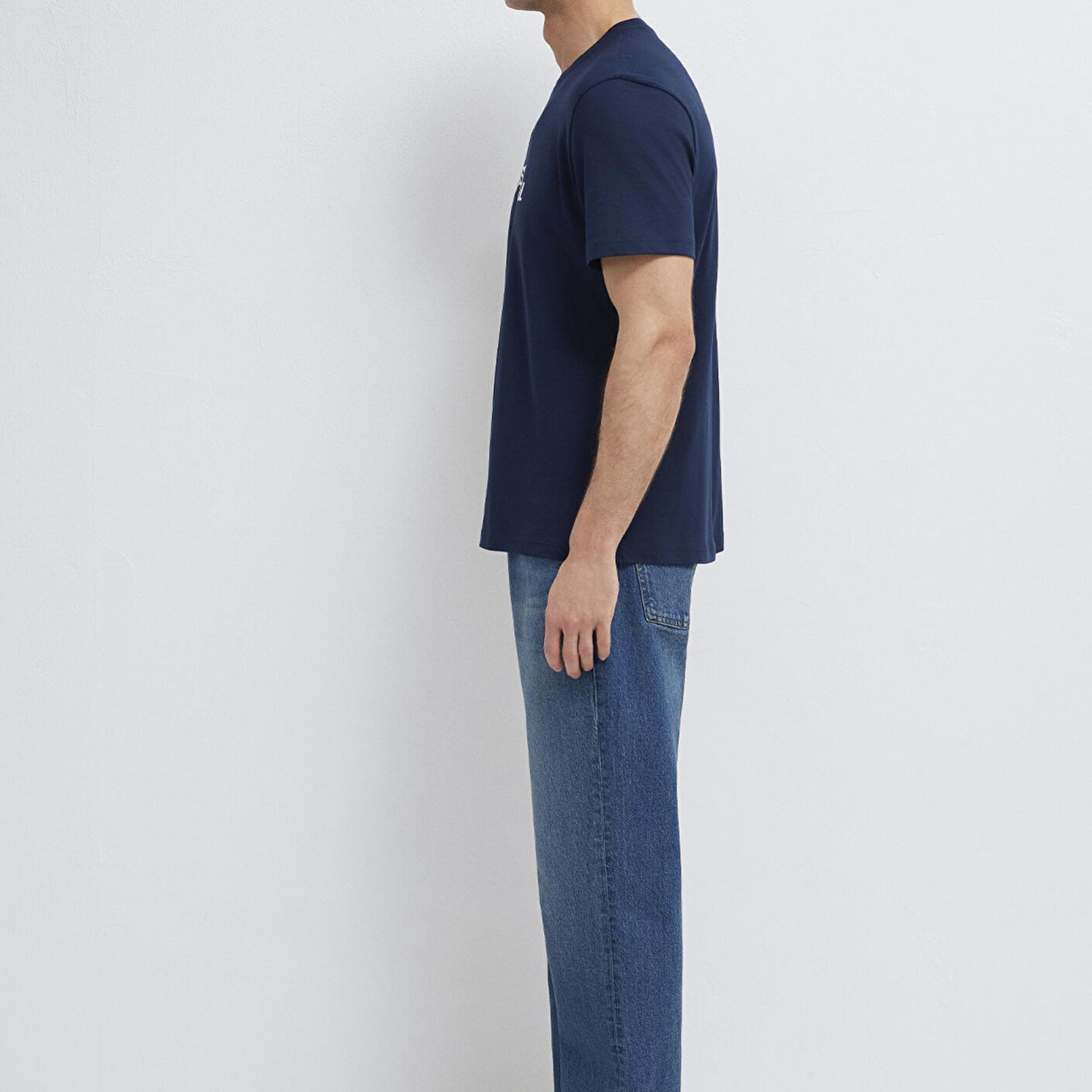 Mavi İstanbul Baskılı Lacivert Tişört Regular Fit / Normal Kesim 0612274-70497