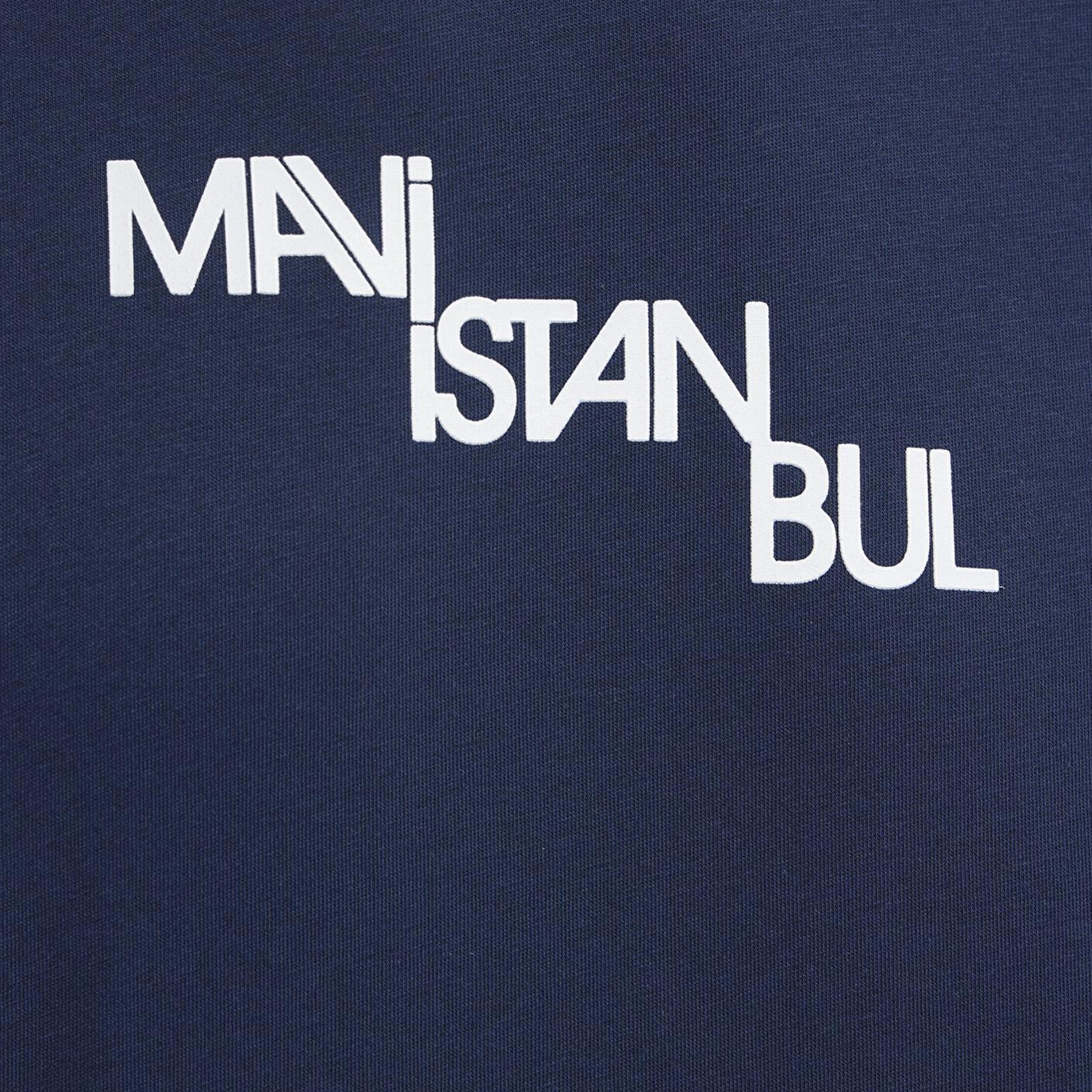 Mavi İstanbul Baskılı Lacivert Tişört Regular Fit / Normal Kesim 0612274-70497