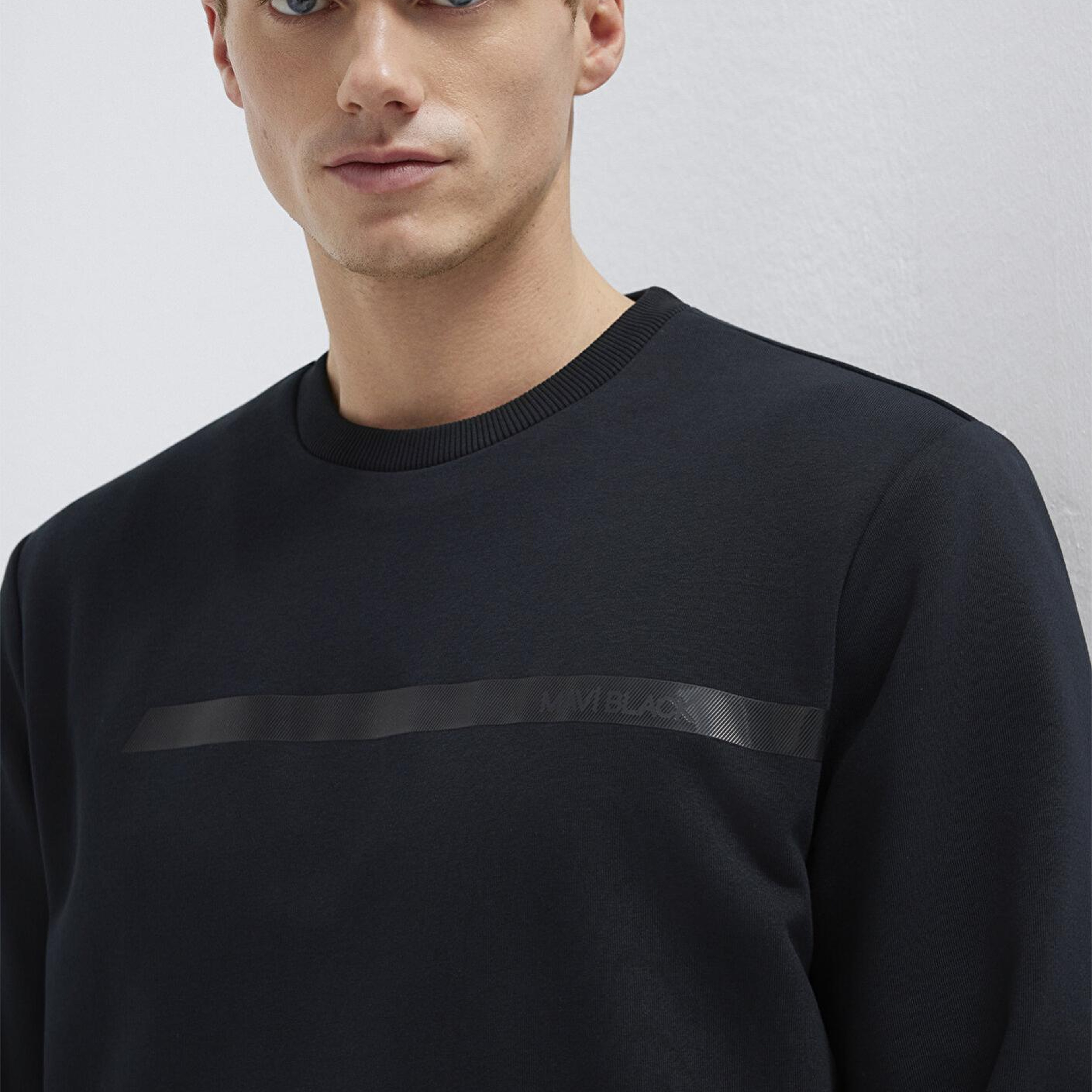 Mavi Mavi Black Bisiklet Yaka Siyah Sweatshirt 0S10528-900