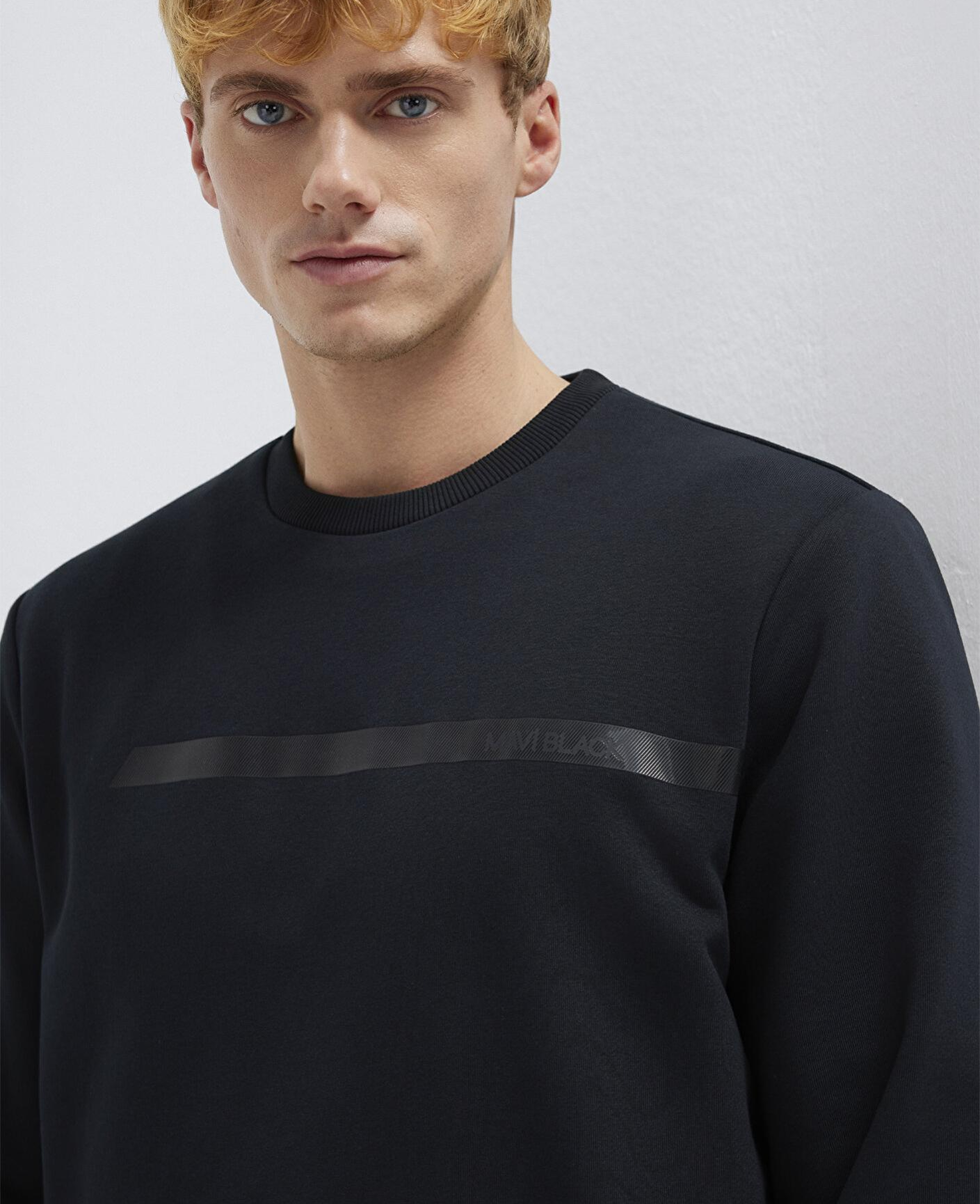 Mavi Mavi Black Bisiklet Yaka Siyah Sweatshirt 0S10528-900
