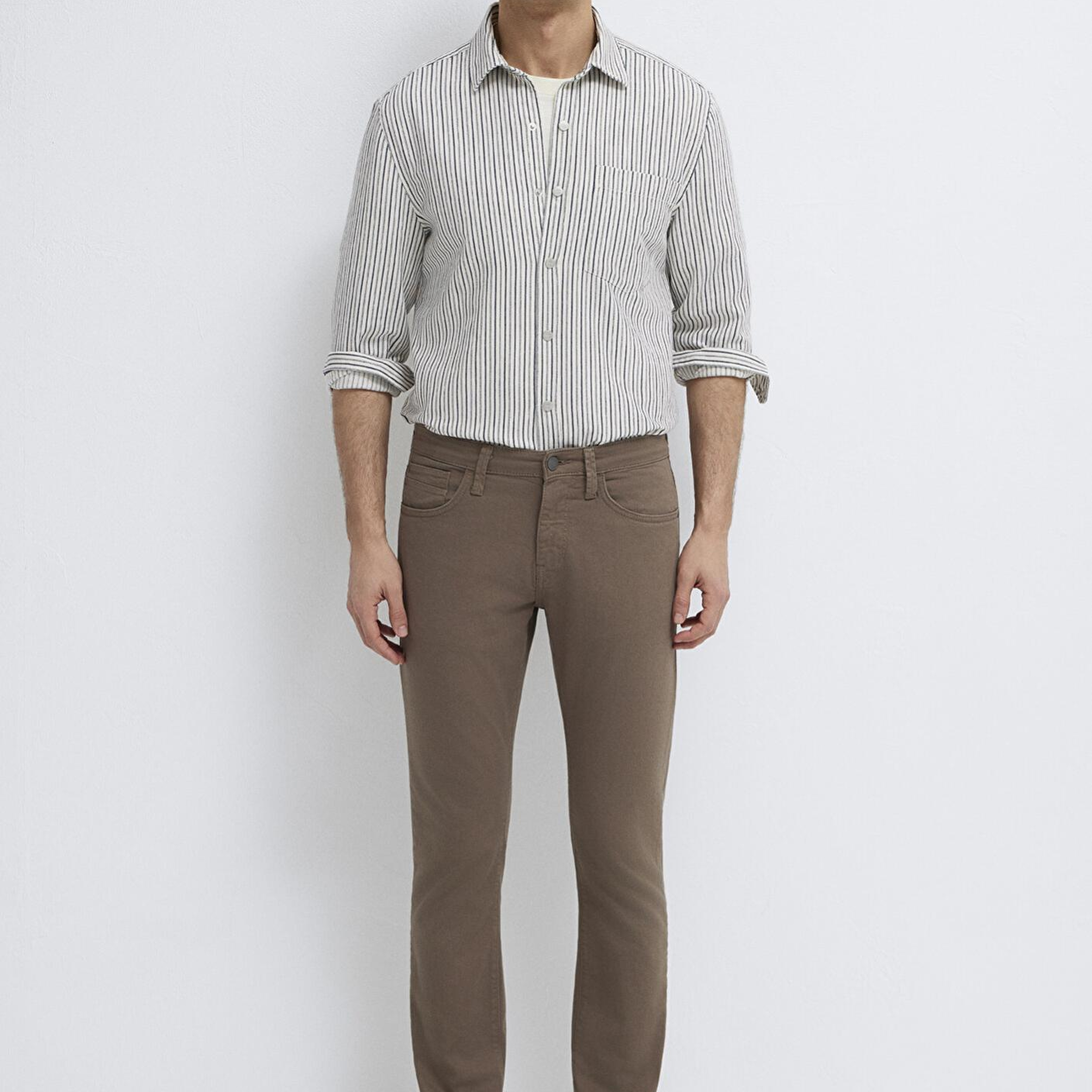 Mavi Jake Kahverengi Gabardin Pantolon 00422A2788