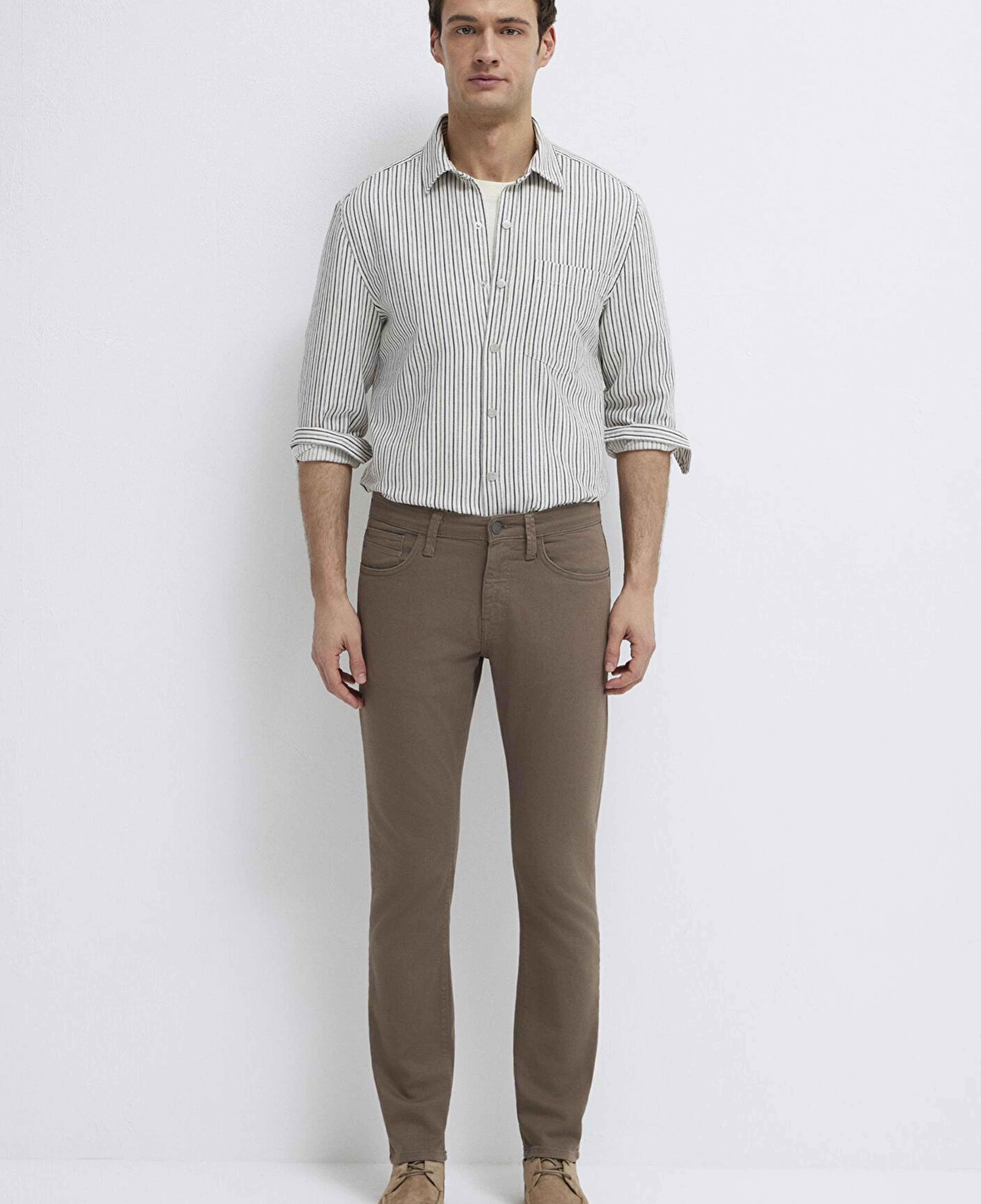 Mavi Jake Kahverengi Gabardin Pantolon 00422A2788