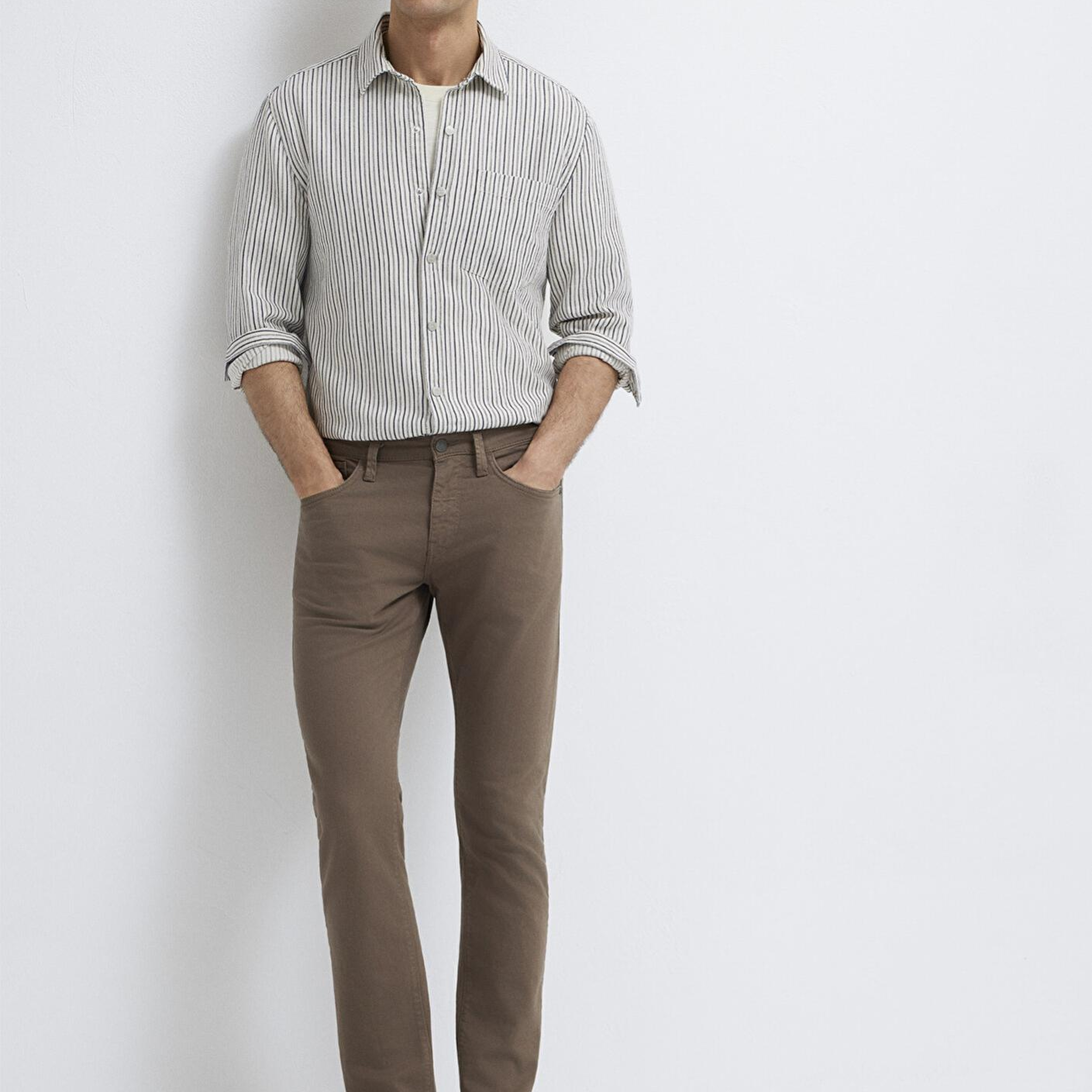 Mavi Jake Kahverengi Gabardin Pantolon 00422A2788