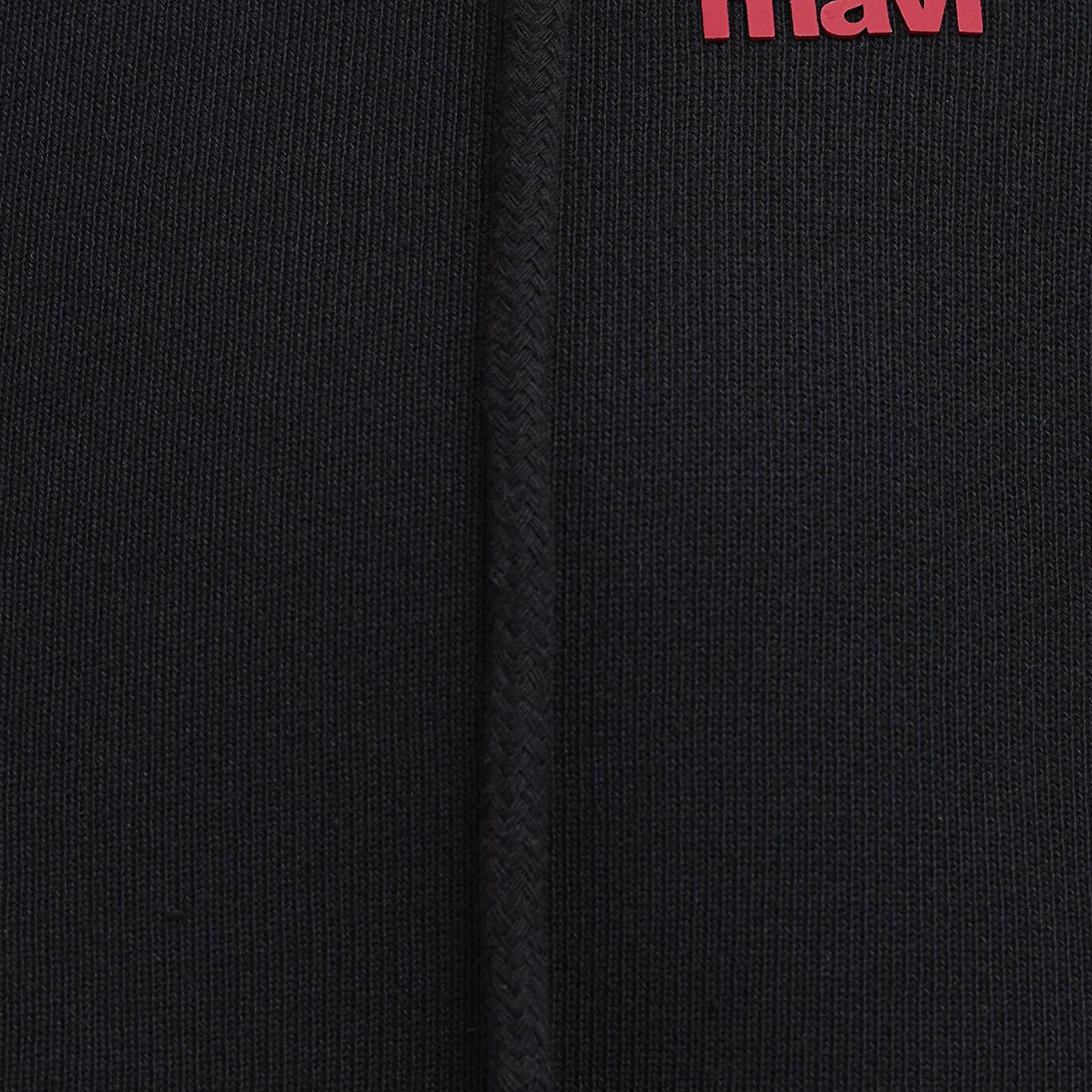 Mavi Mavi Logo Baskılı Kapüşonlu Siyah Sweatshirt 1S10531-900