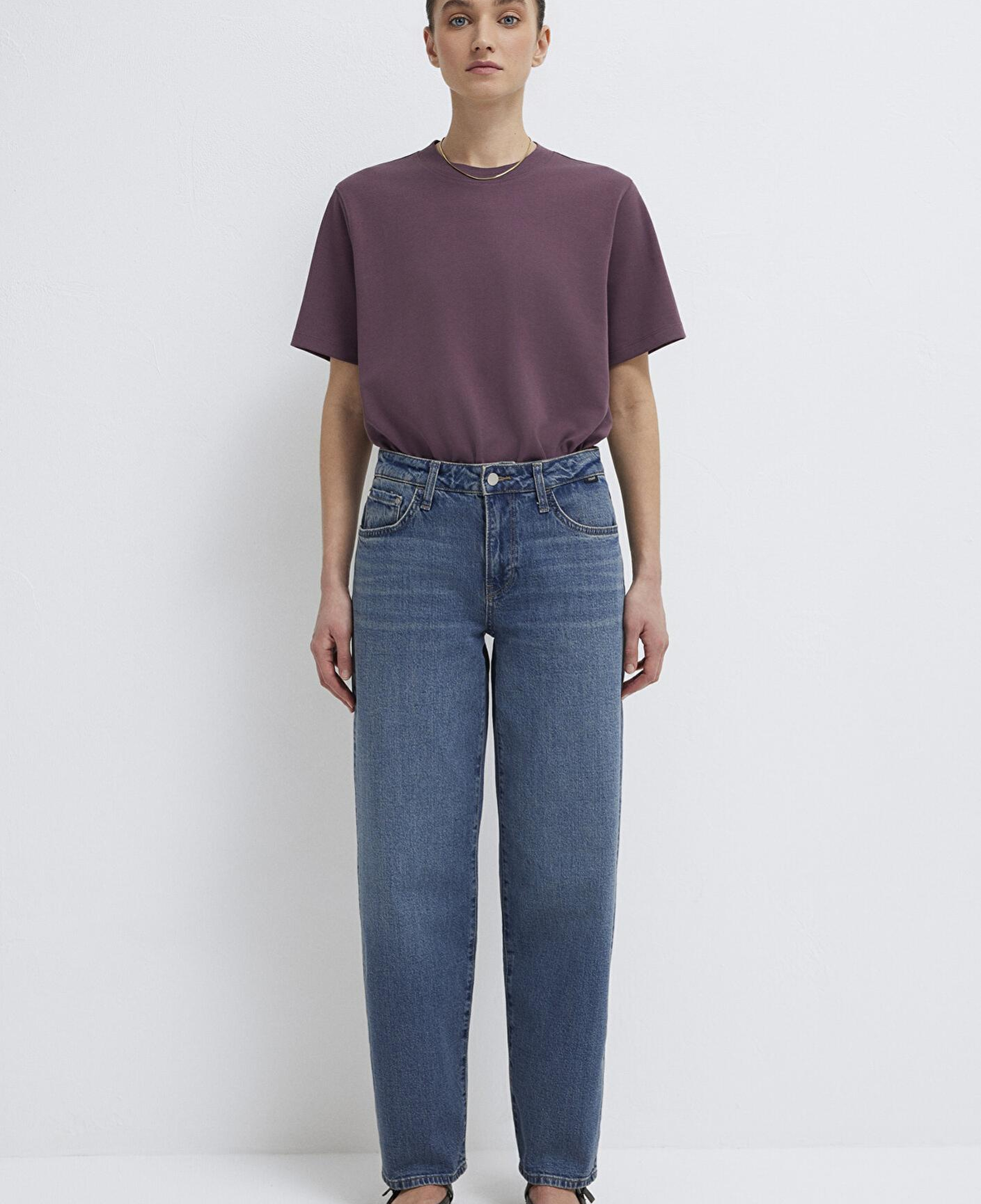 Mavi Leila Premium Blue Gölgeli Koyu Mavi Jean Pantolon 1010600-A1572