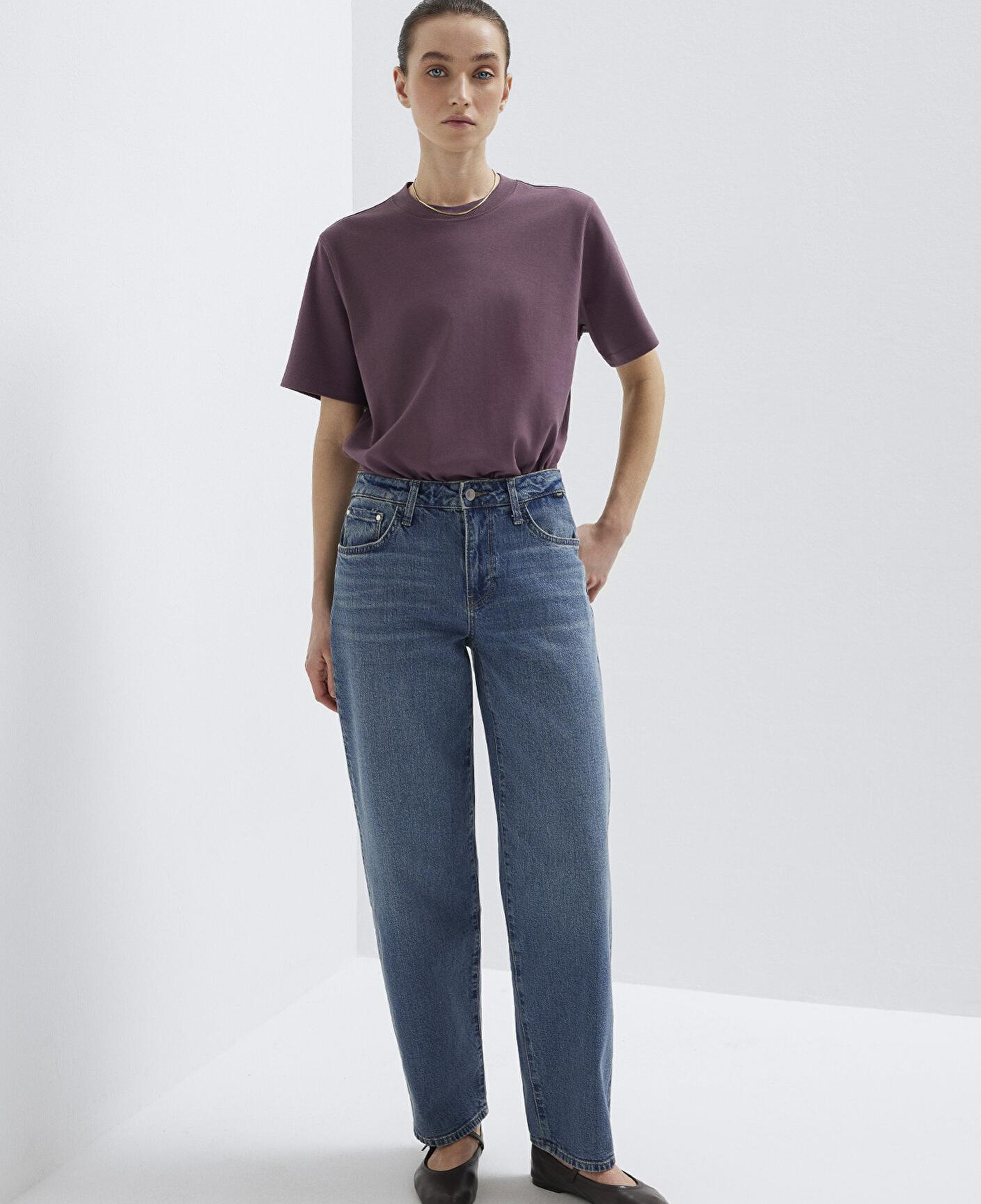 Mavi Leila Premium Blue Gölgeli Koyu Mavi Jean Pantolon 1010600-A1572