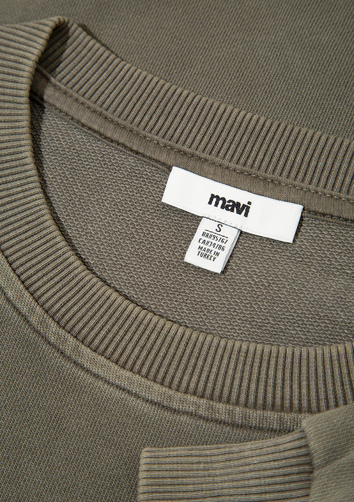 Mavi Bisiklet Yaka Haki Sweatshirt 1S10475-80769