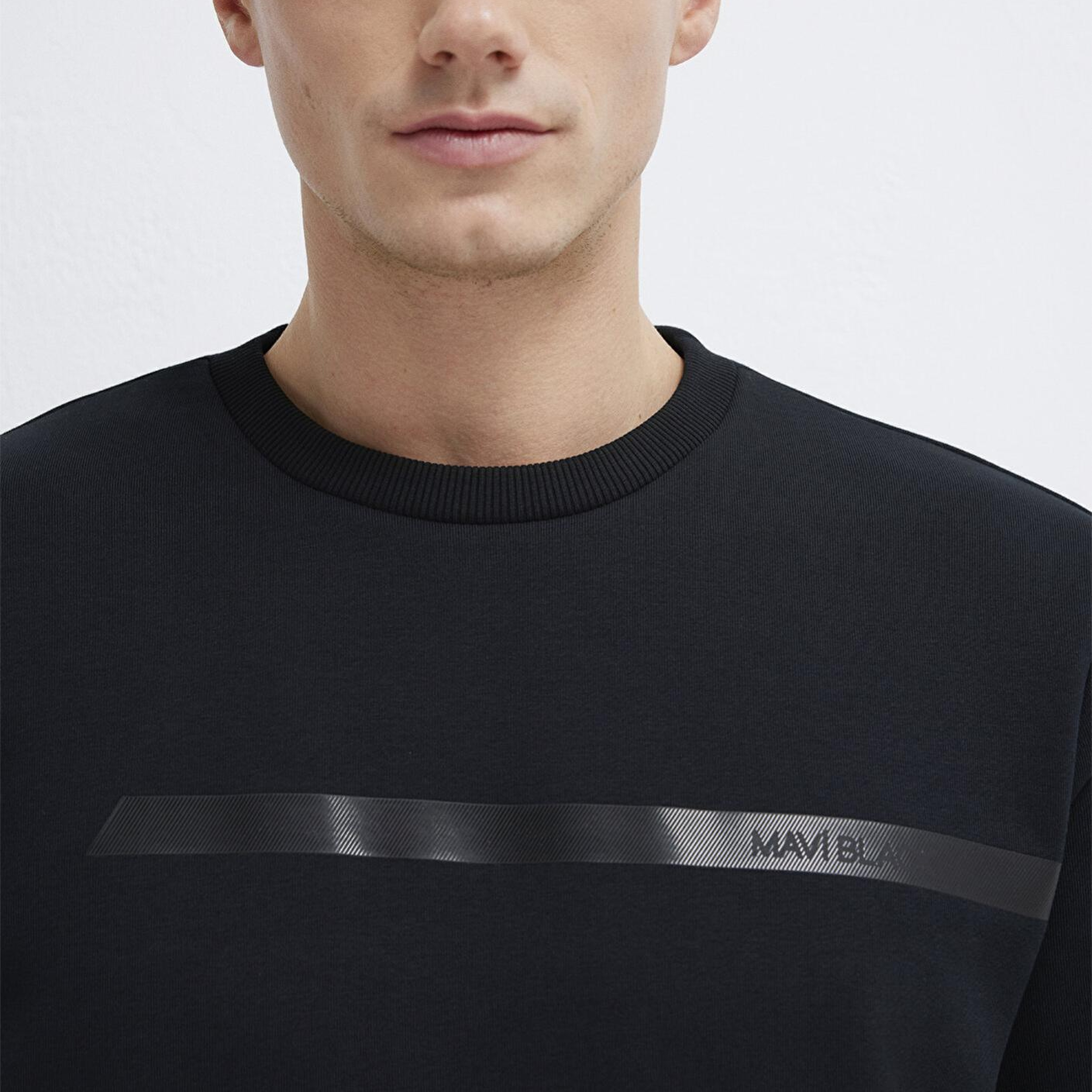 Mavi Mavi Black Bisiklet Yaka Siyah Sweatshirt 0S10528-900