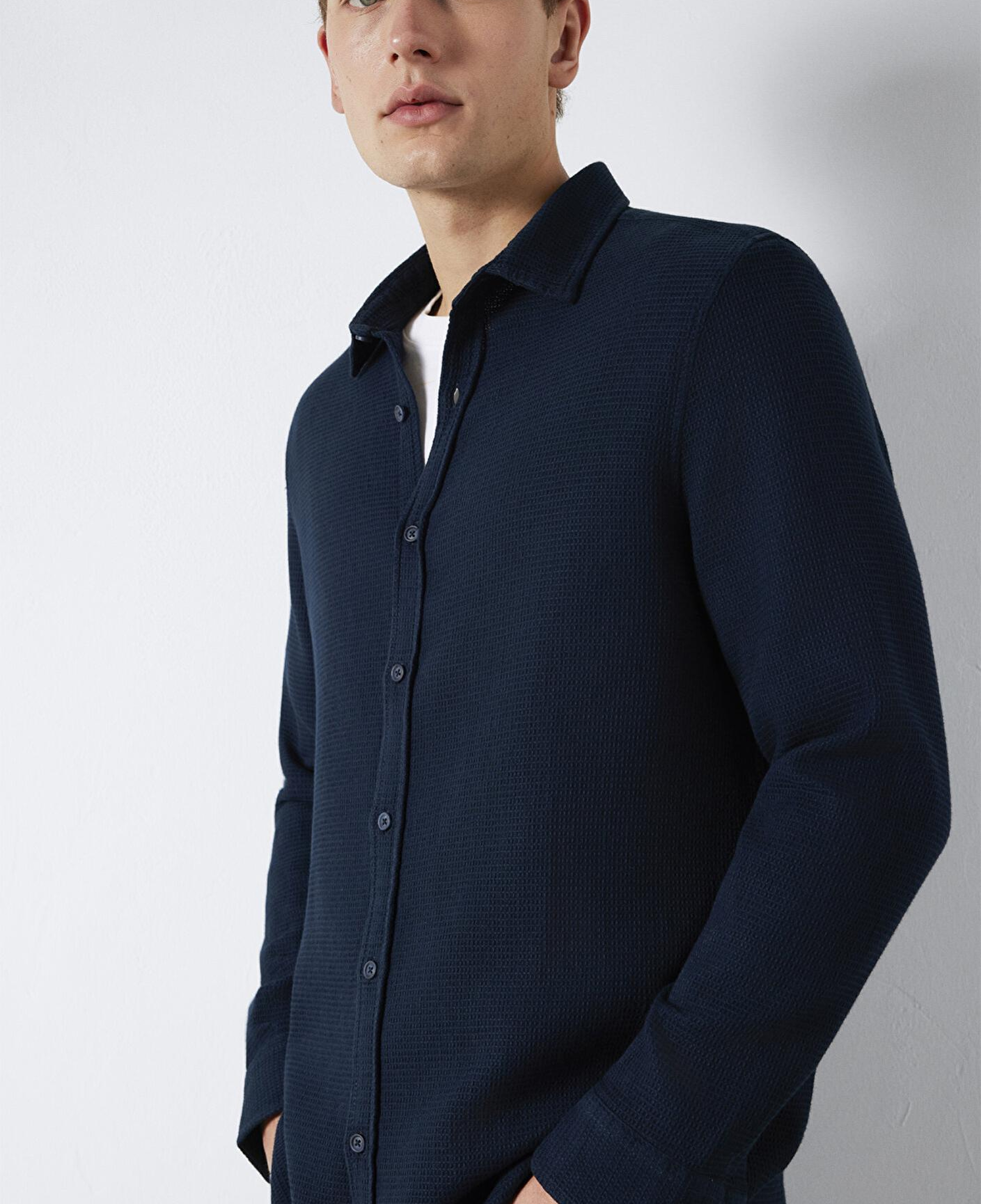 Mavi Lacivert Gömlek Regular Fit / Normal Kesim 0211875-70490