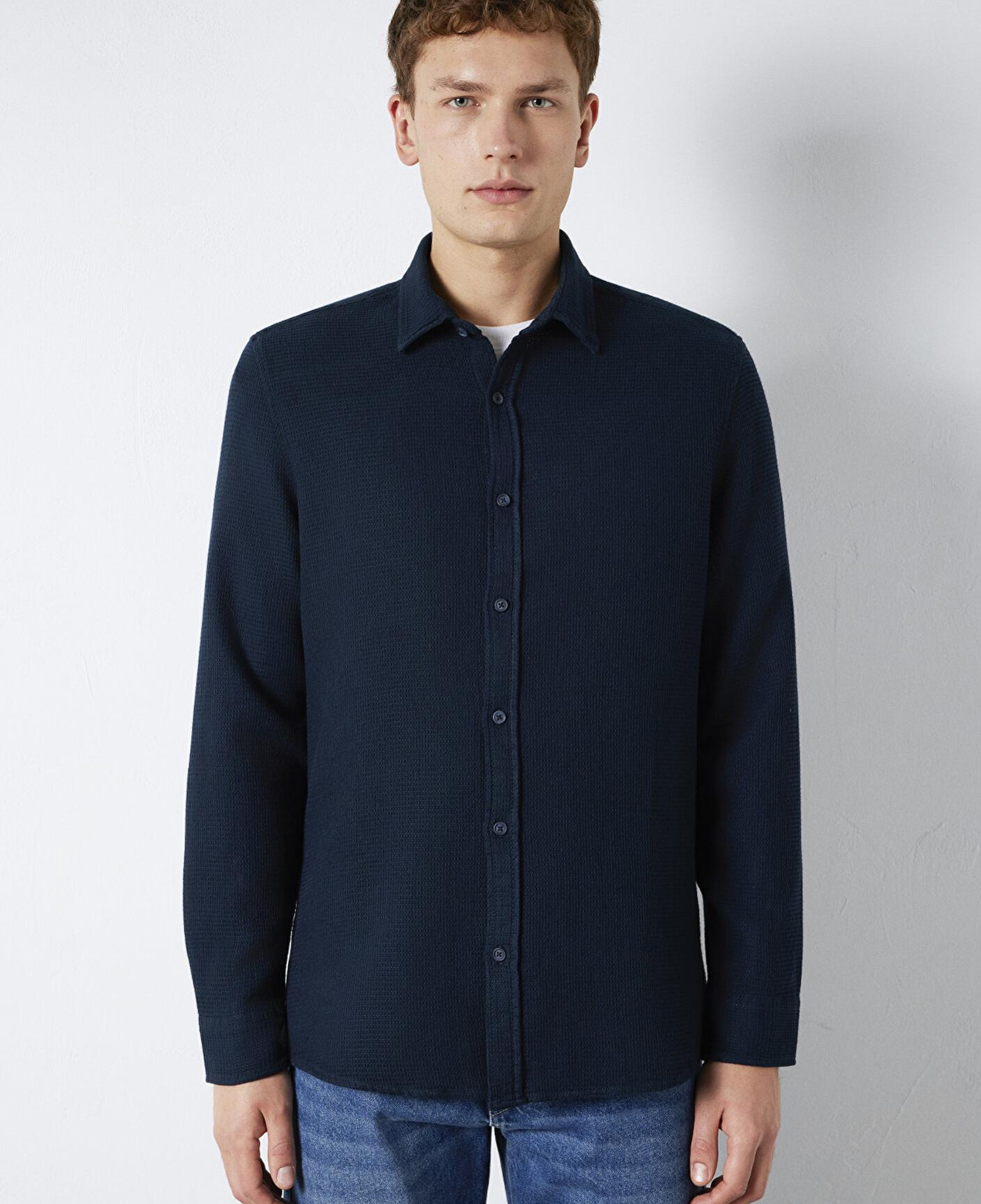 Mavi Lacivert Gömlek Regular Fit / Normal Kesim 0211875-70490