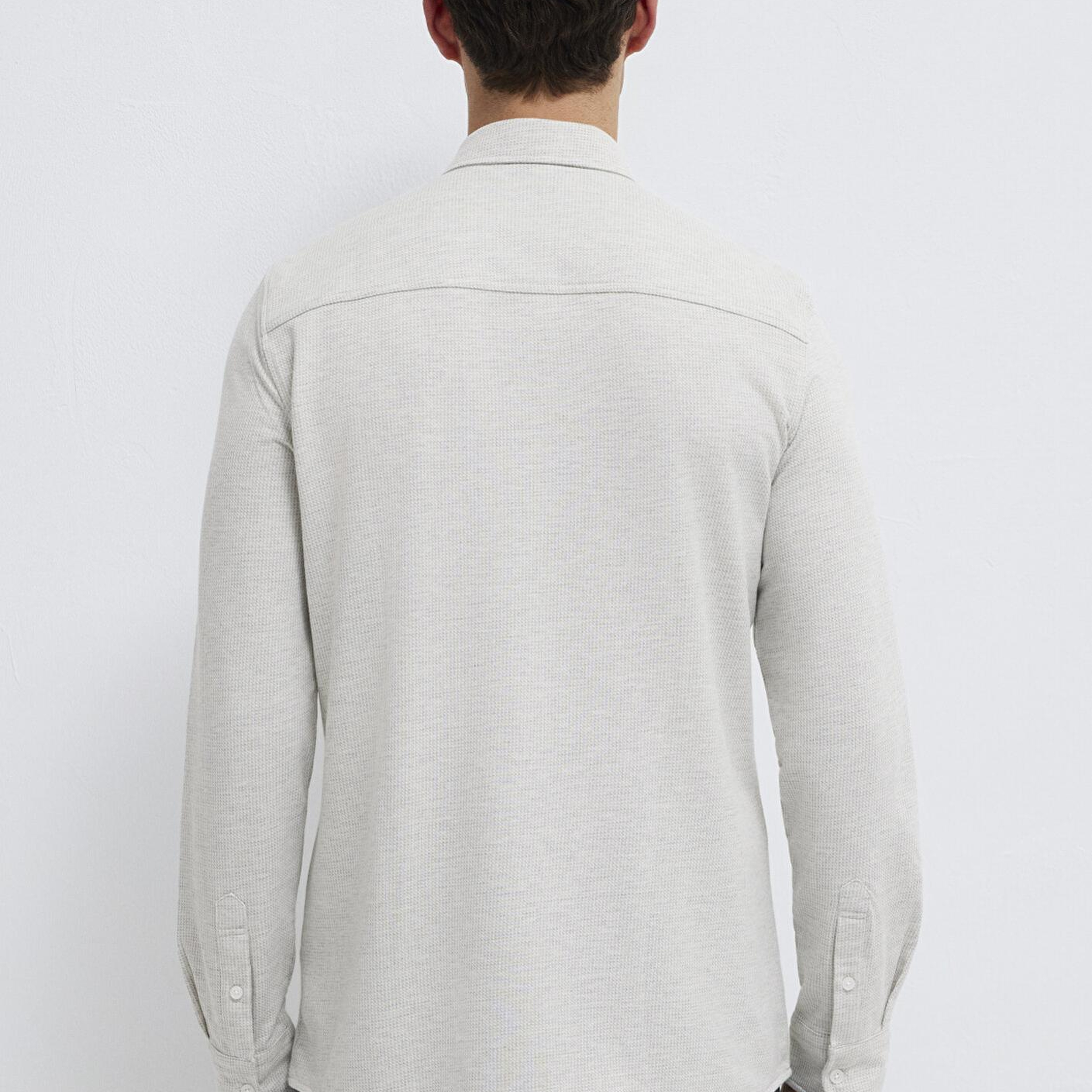 Mavi Gri Gömlek Slim Fit / Dar Kesim 0211856-82498