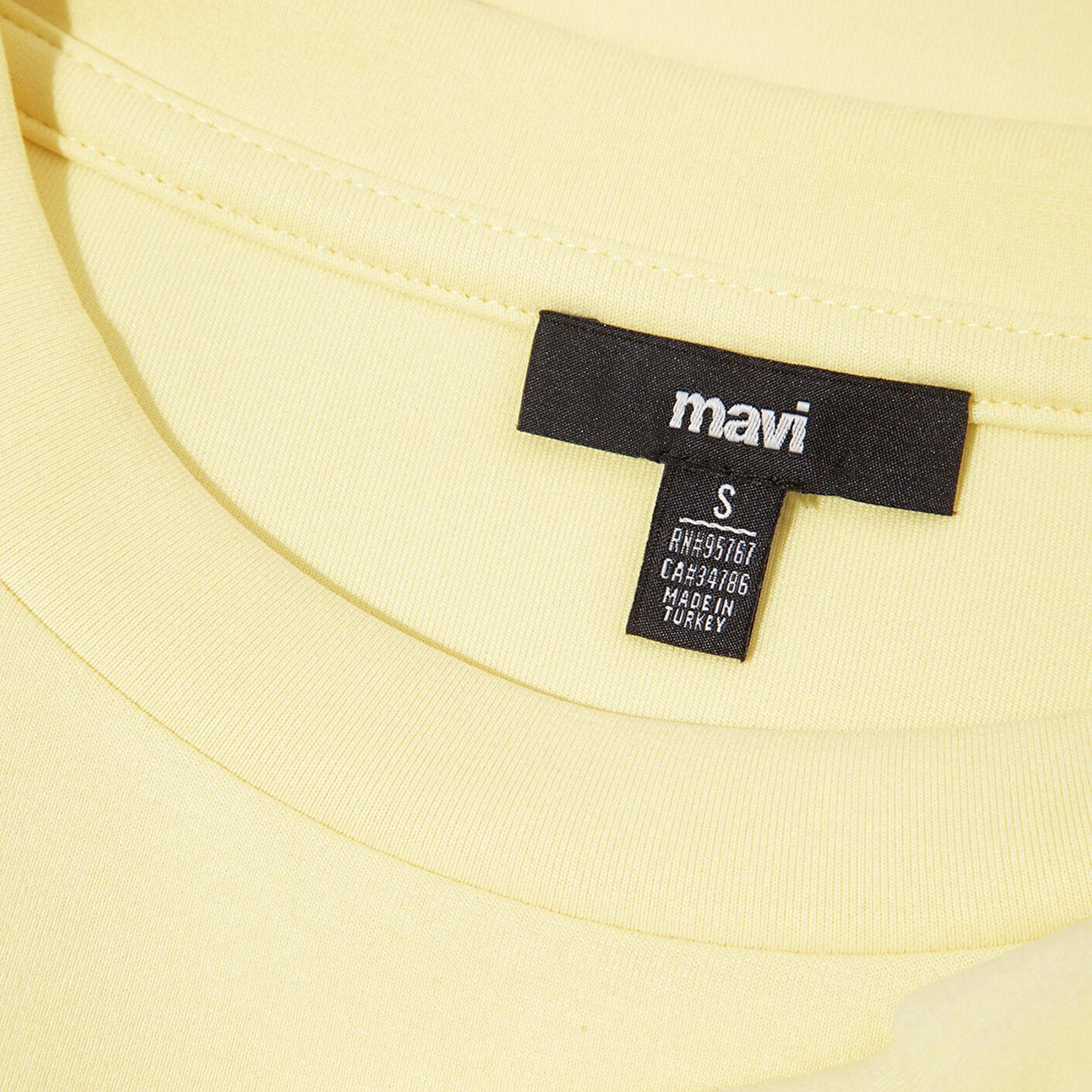 Mavi Lux Touch (TENCEL™) Modal Sarı Sweatshirt 168837-91390