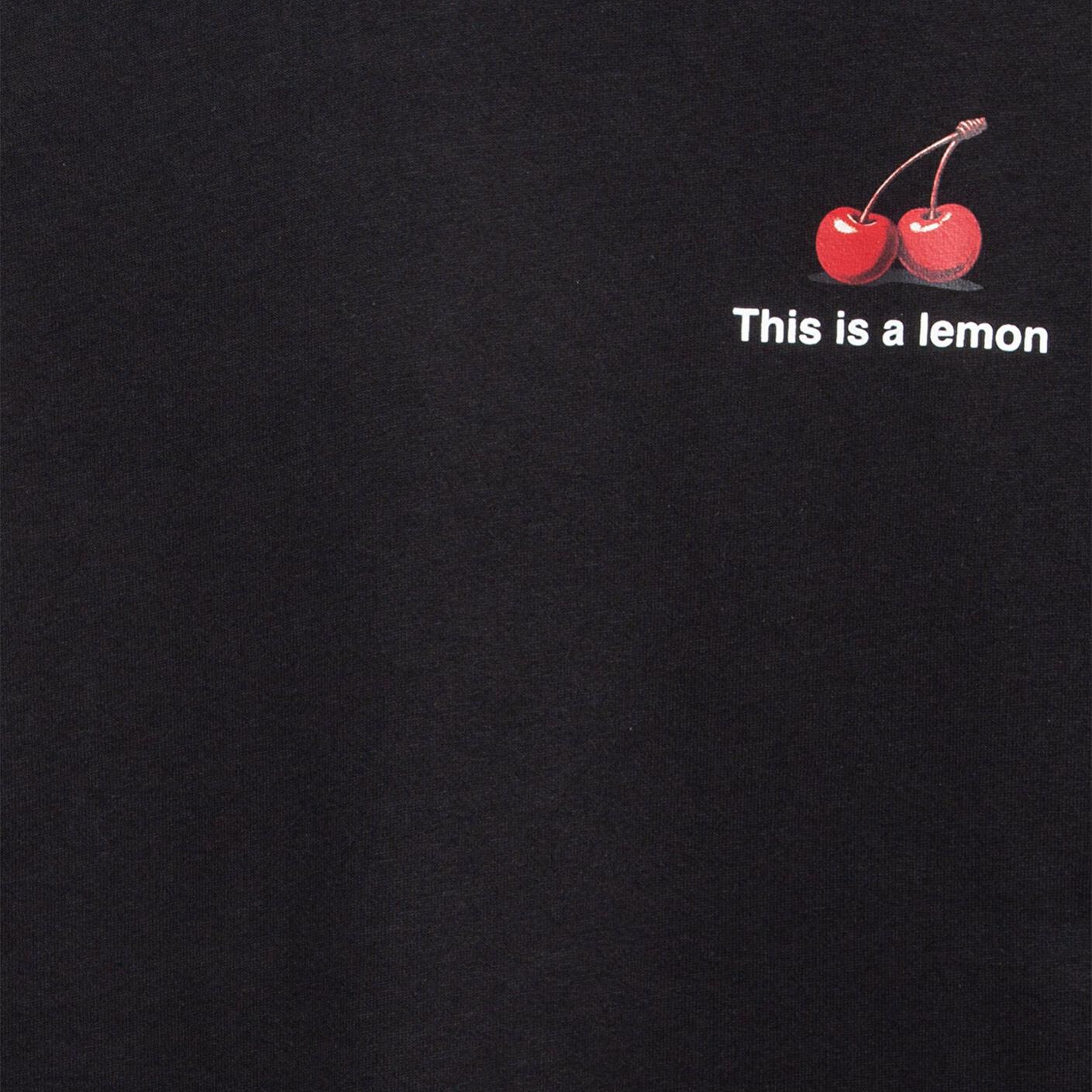 Mavi This Is A Lemon Sırt Baskılı Siyah Tişört Oversize / Geniş Kesim 0613255-71379