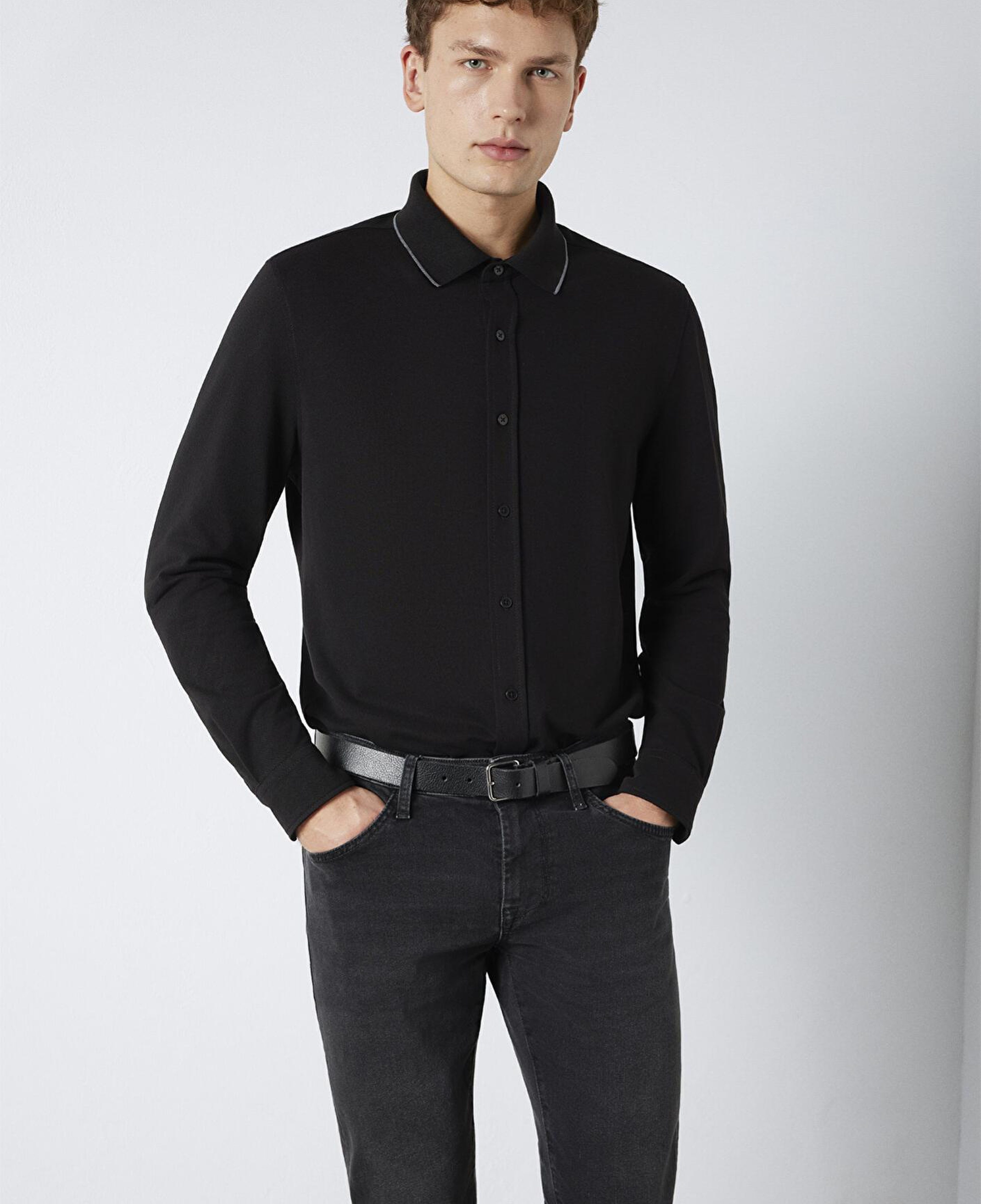 Mavi Mavi Black Siyah Gömlek Slim Fit / Dar Kesim 0211867-900