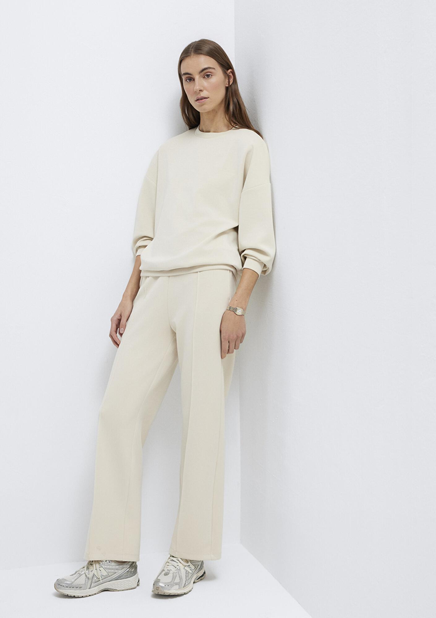 Mavi Sporty Lux (TENCEL™) Ekru Eşofman Altı 1010634-70065