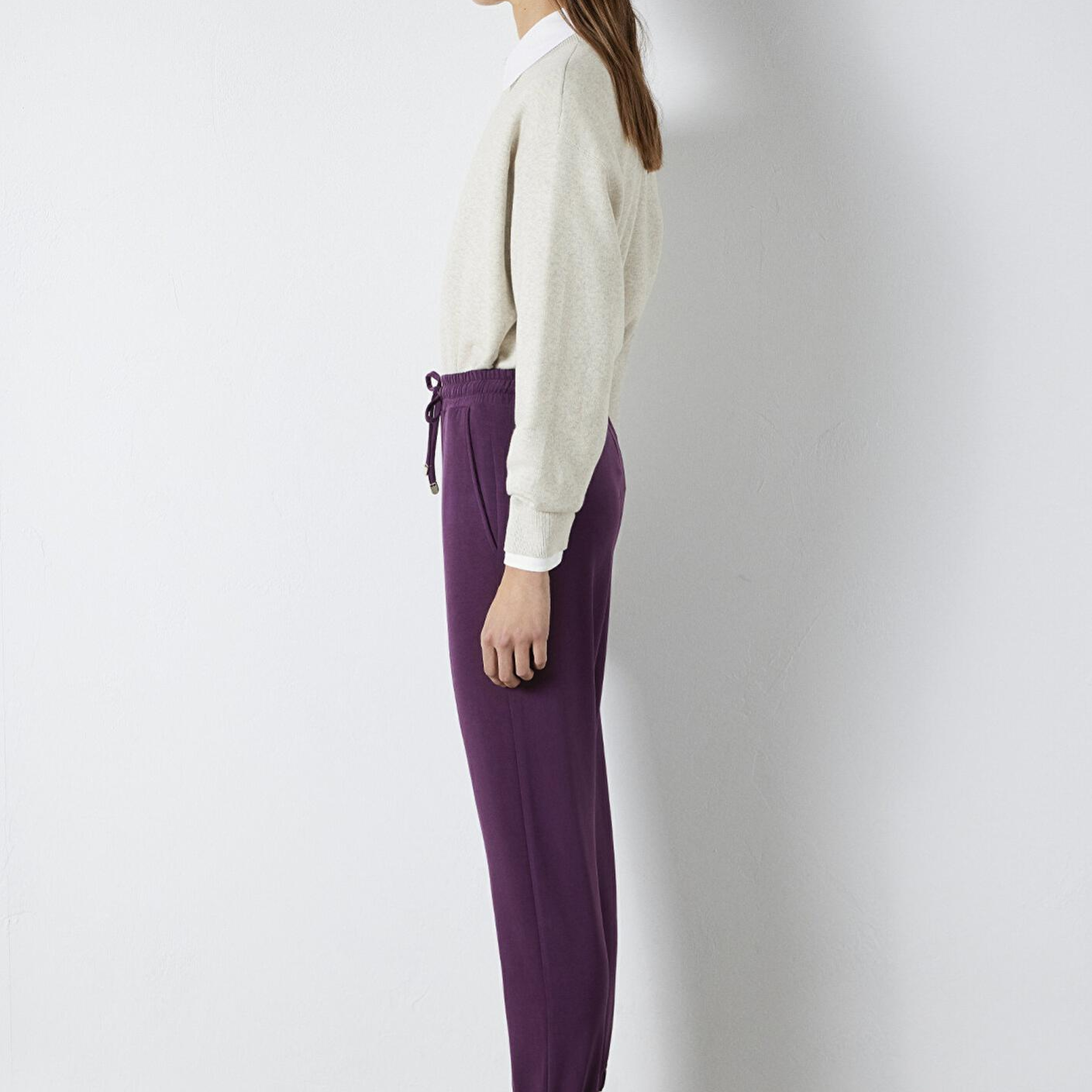 Mavi Lux Touch (TENCEL™) Mor Modal Eşofman Altı 1600453-70674