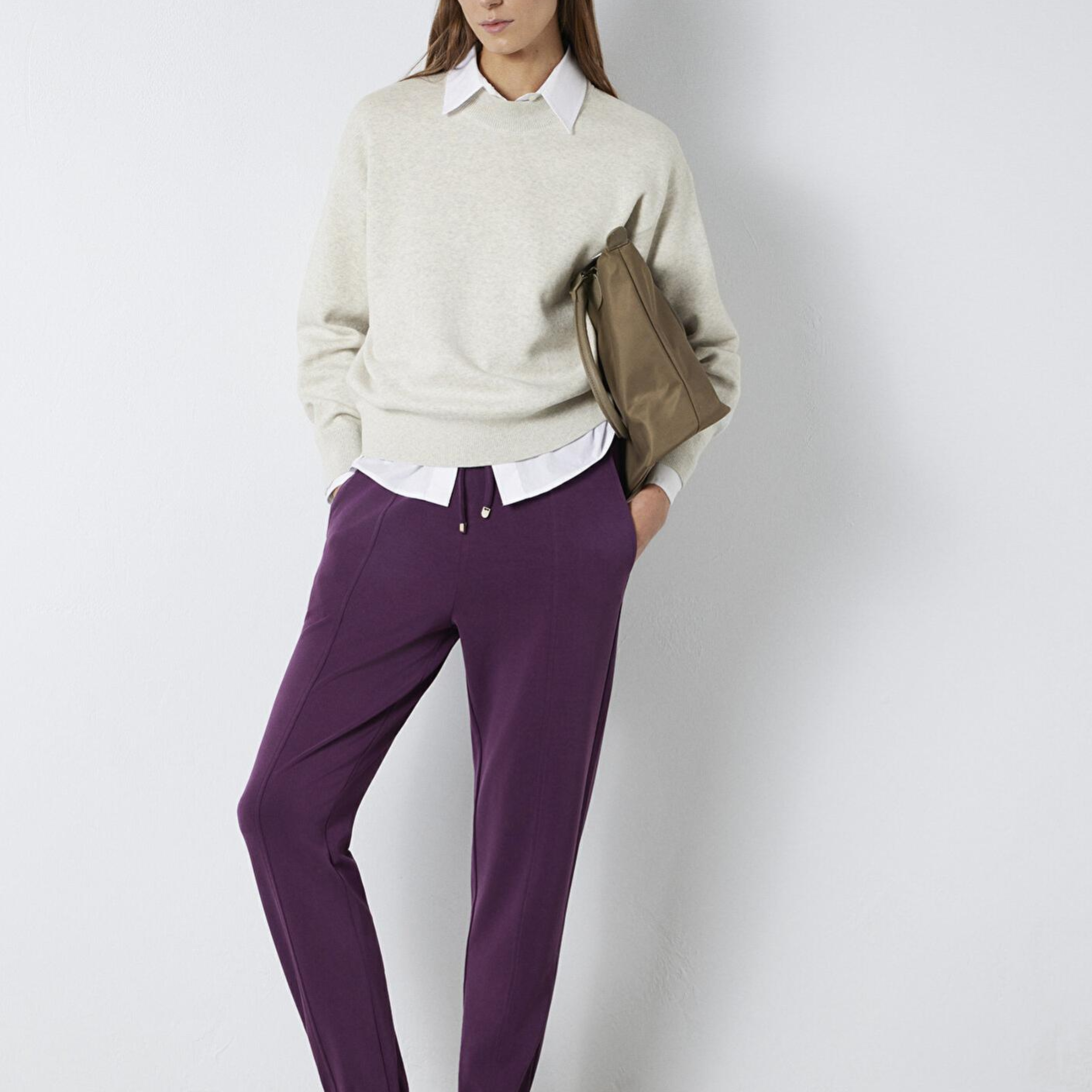 Mavi Lux Touch (TENCEL™) Mor Modal Eşofman Altı 1600453-70674