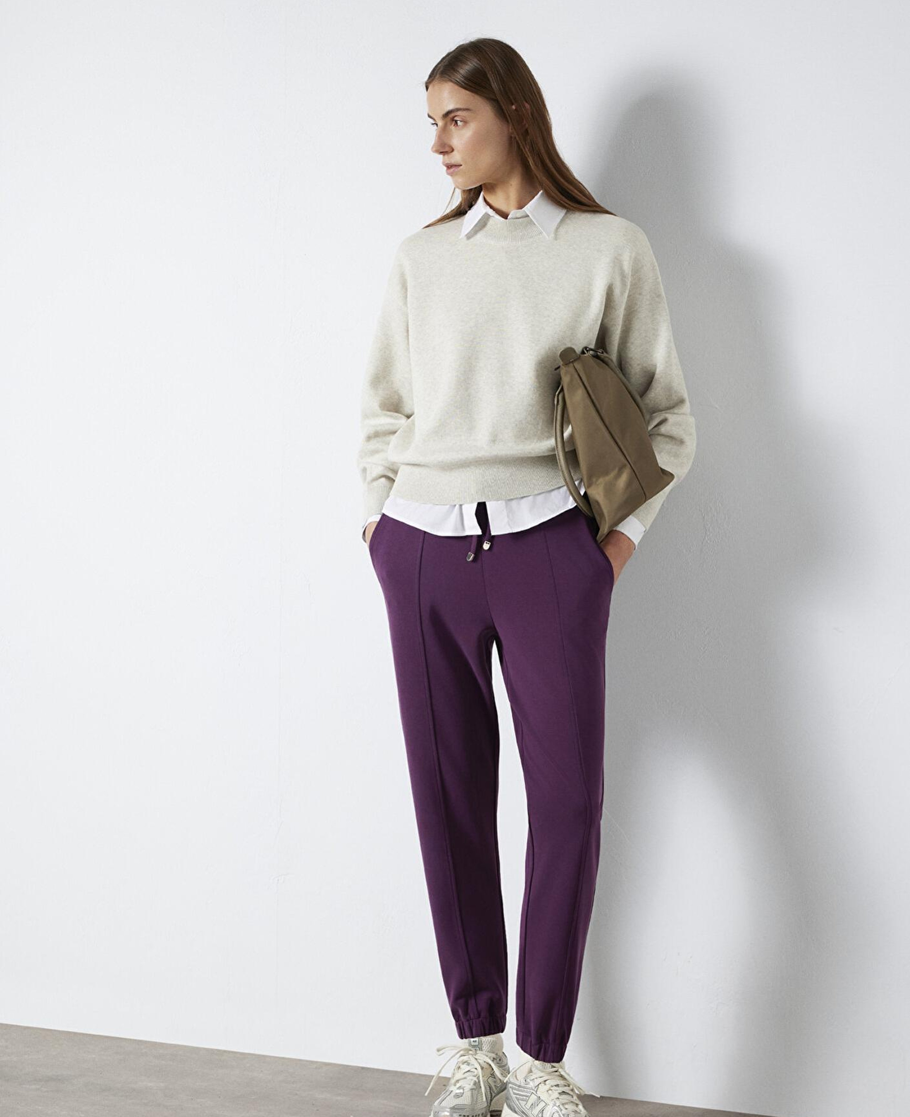 Mavi Lux Touch (TENCEL™) Mor Modal Eşofman Altı 1600453-70674