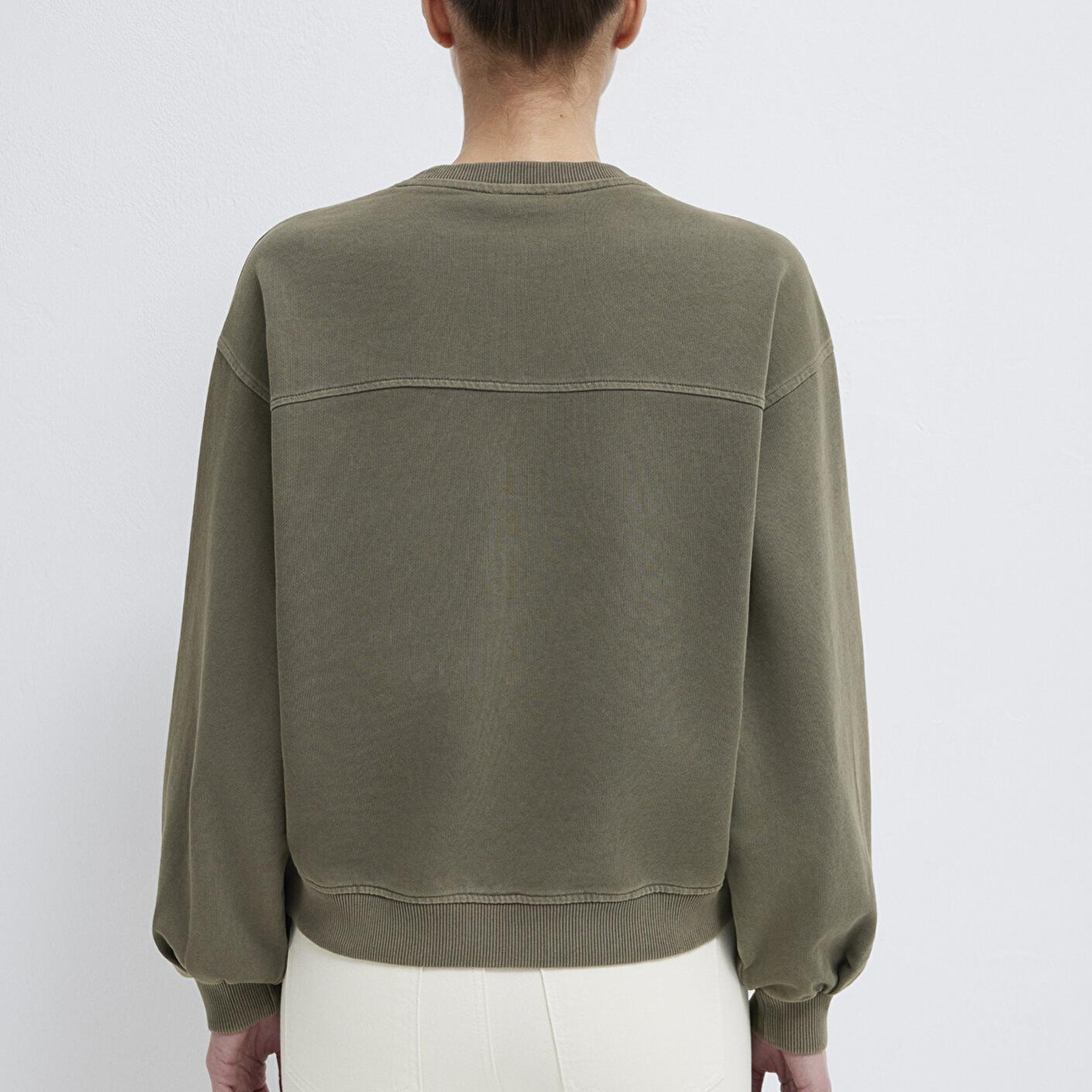 Mavi Bisiklet Yaka Haki Sweatshirt 1S10475-80769