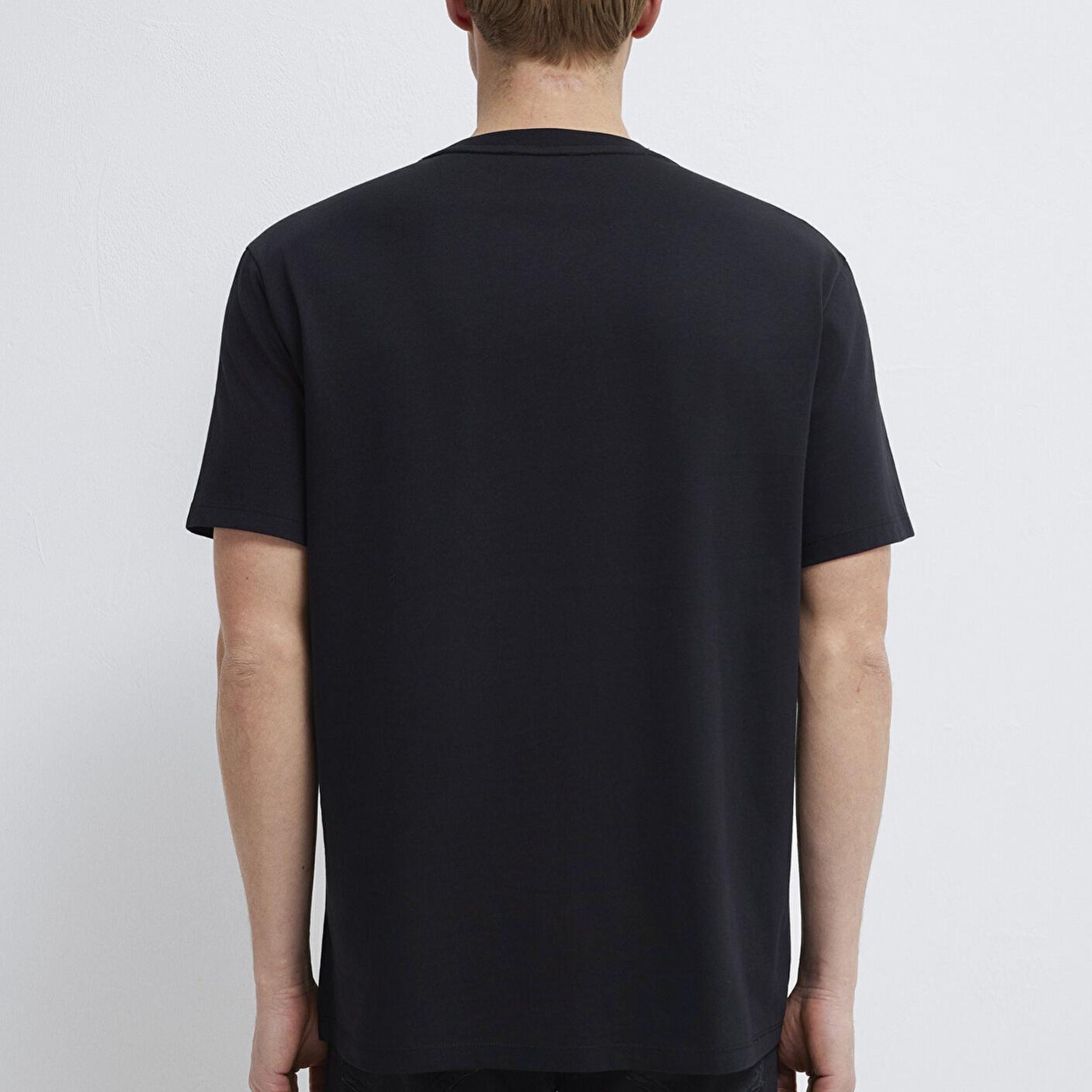 Mavi Mavi Black Reflektörlü Siyah Tişört Loose Fit / Bol Rahat Kesim 0613132-900