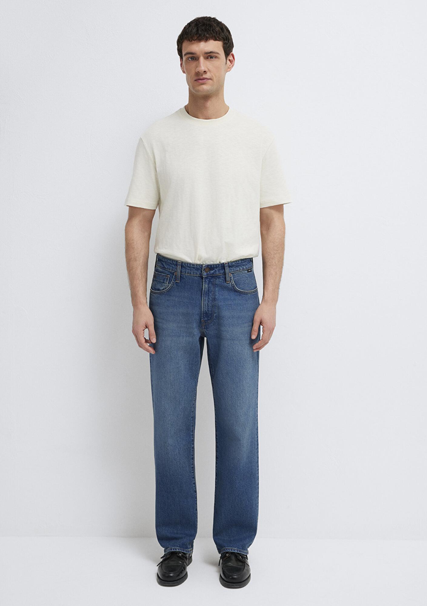 Mavi Marlon Classic Denim Puslu Indigo Mavisi Jean Pantolon 0019166-A2952