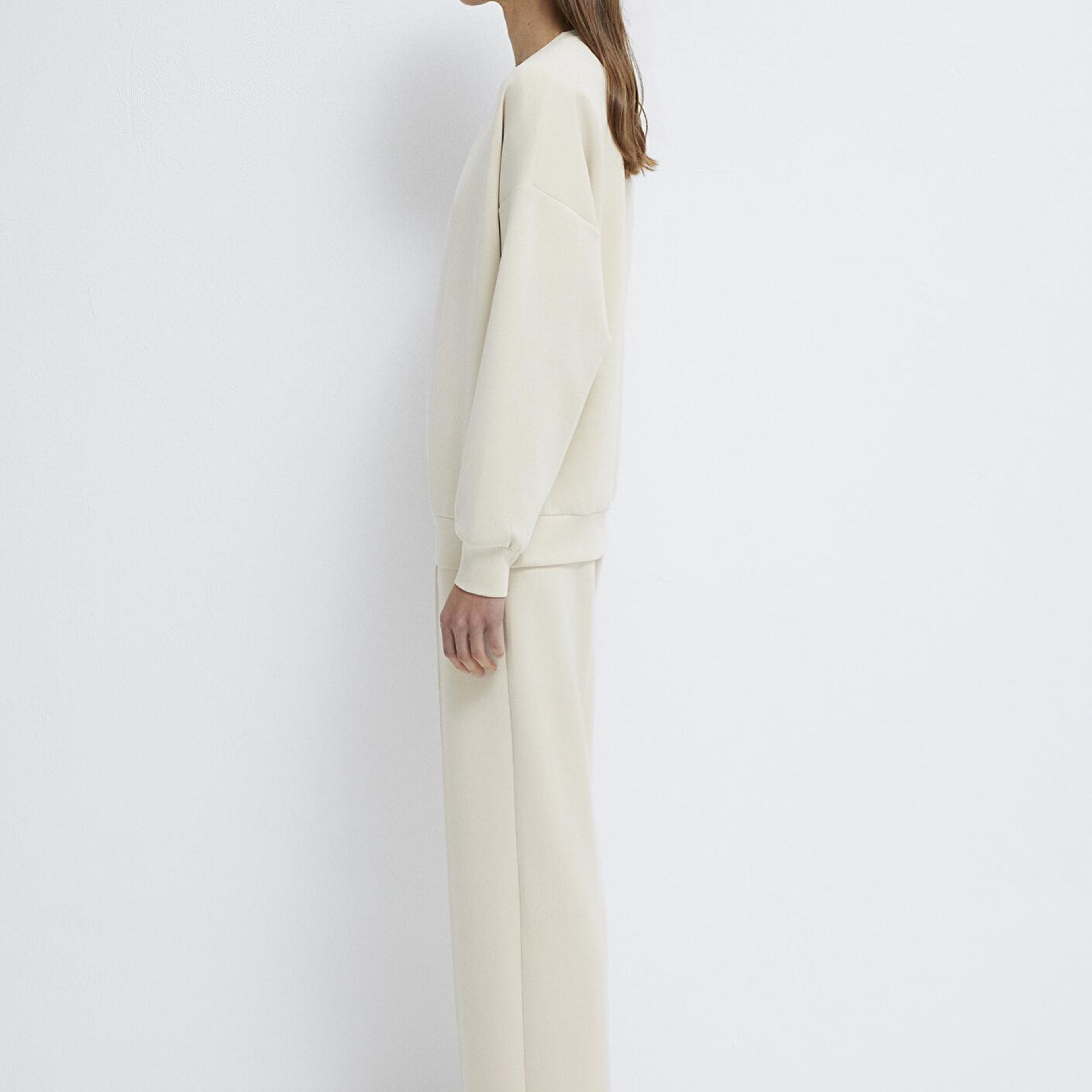 Mavi Lux Touch (TENCEL™) Modal Ekru Sweatshirt 168837-70065