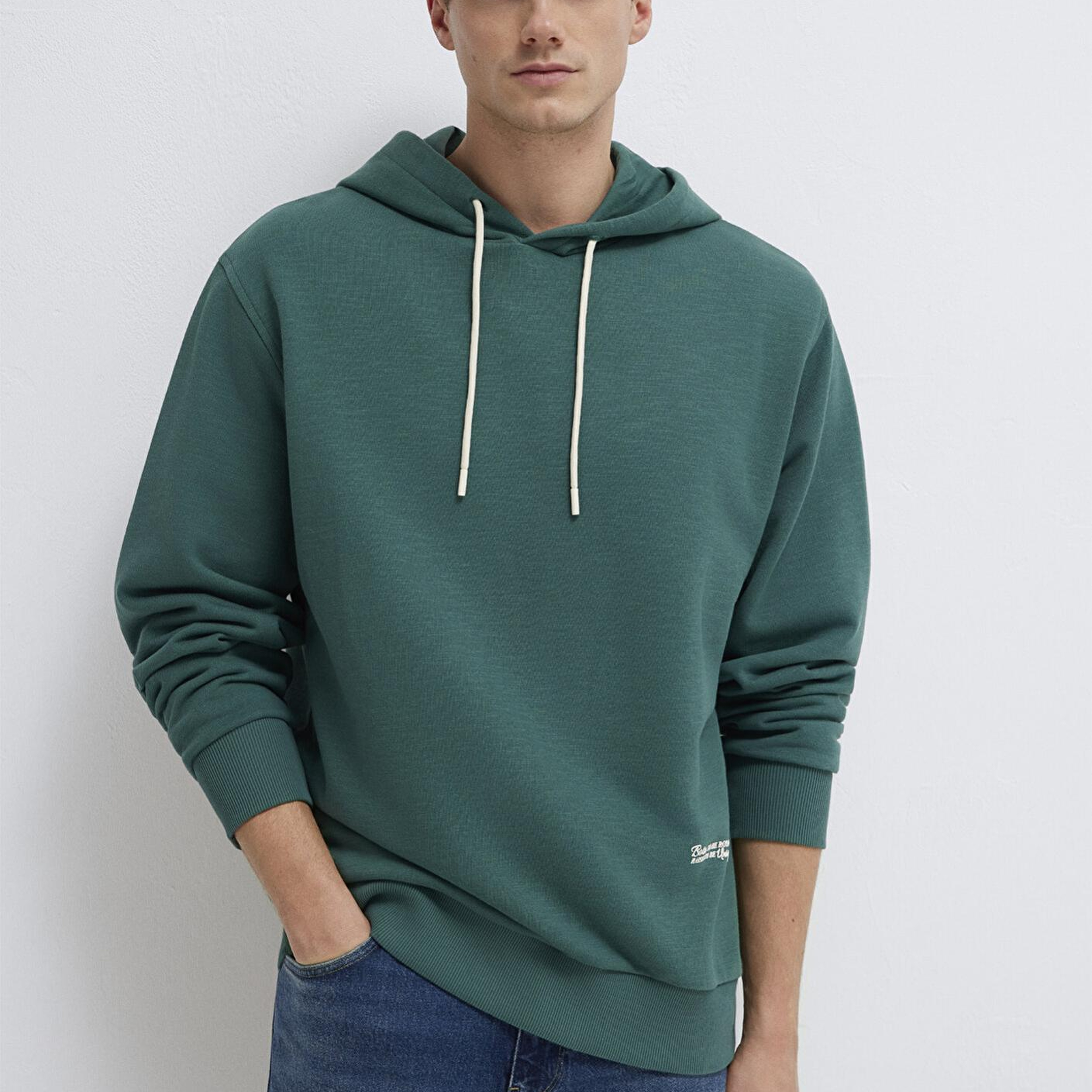Mavi Kapüşonlu Yeşil Sweatshirt 0S10534-71930