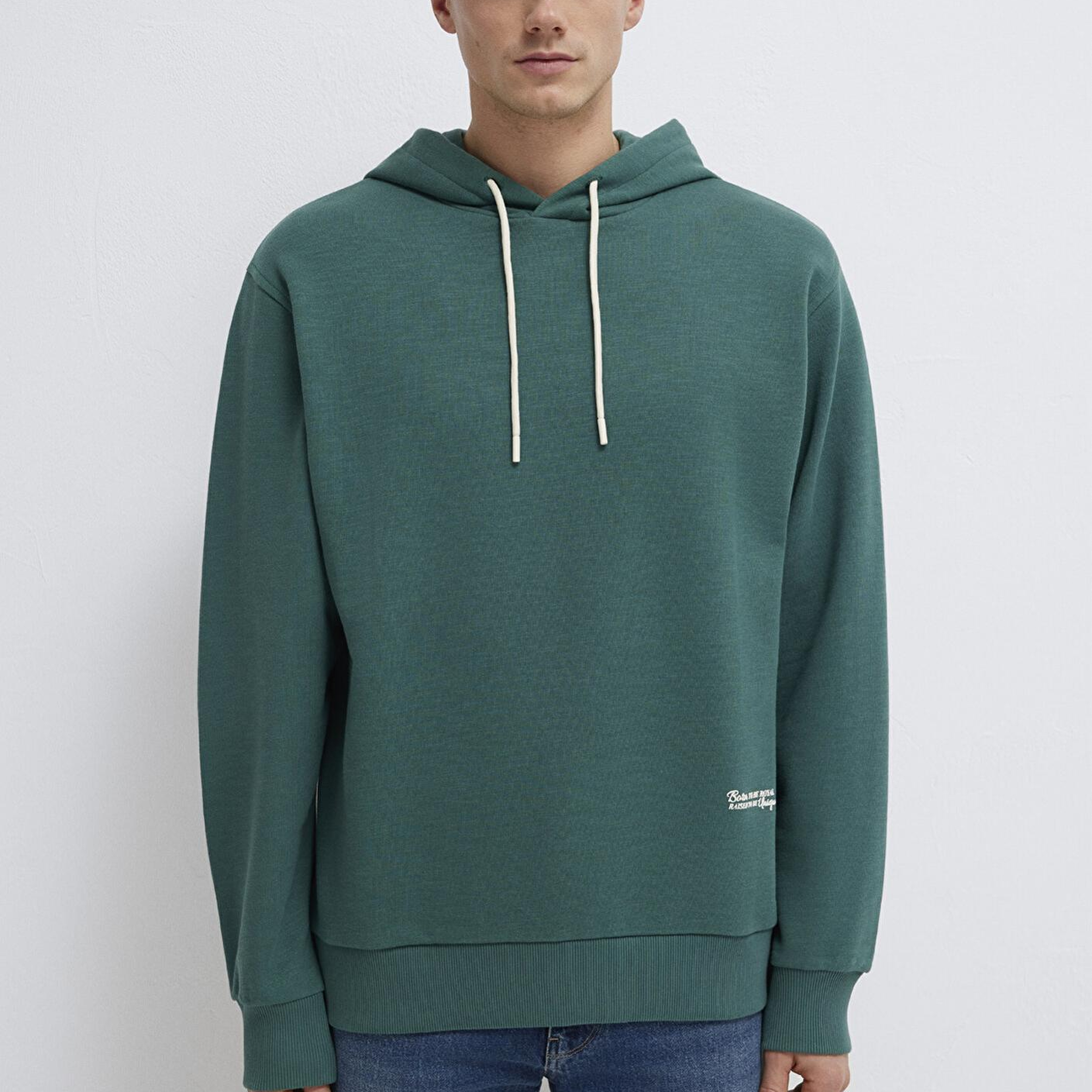 Mavi Kapüşonlu Yeşil Sweatshirt 0S10534-71930