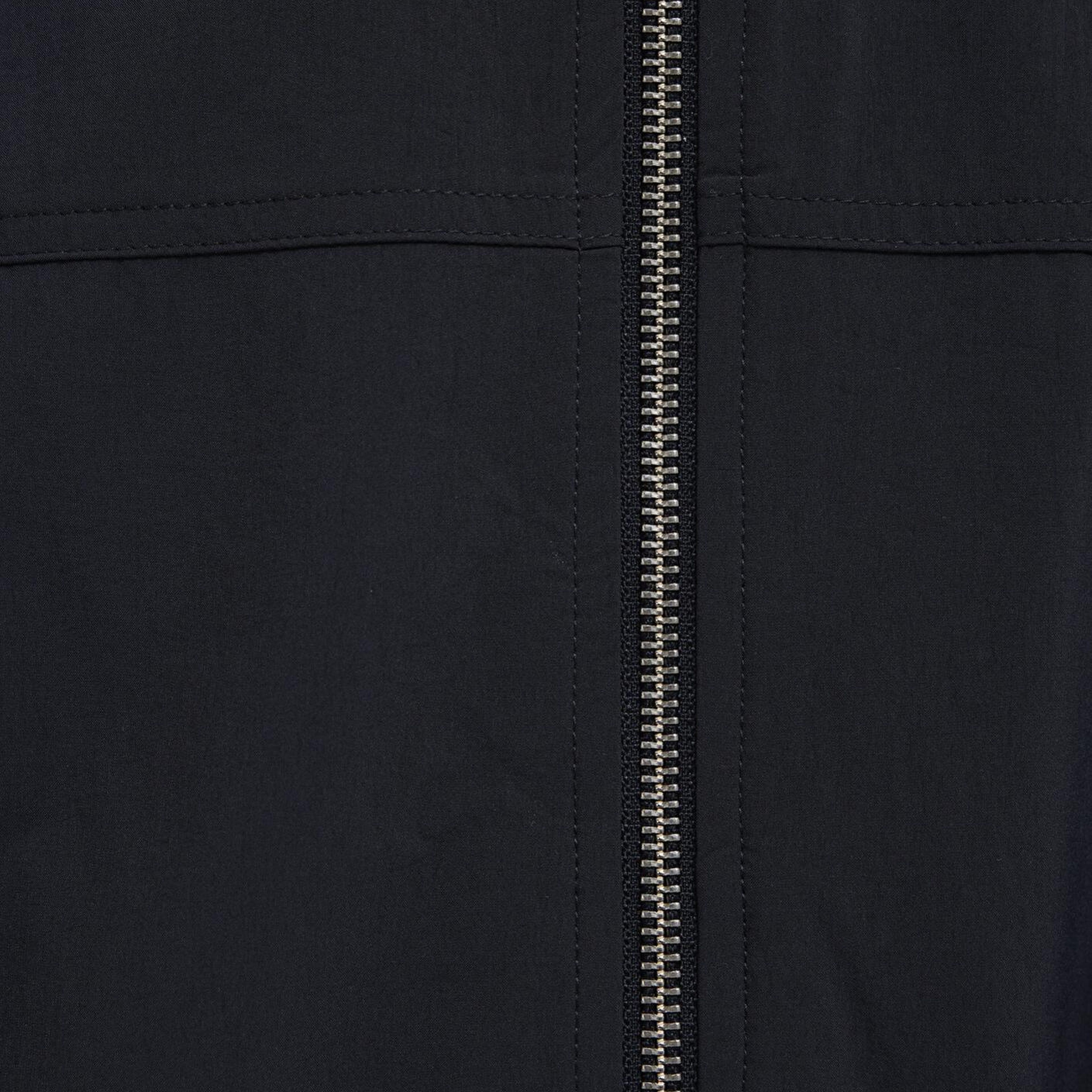 Mavi Dik Yaka Antrasit İnce Ceket Loose Fit / Bol Rahat Kesim 1211507-900
