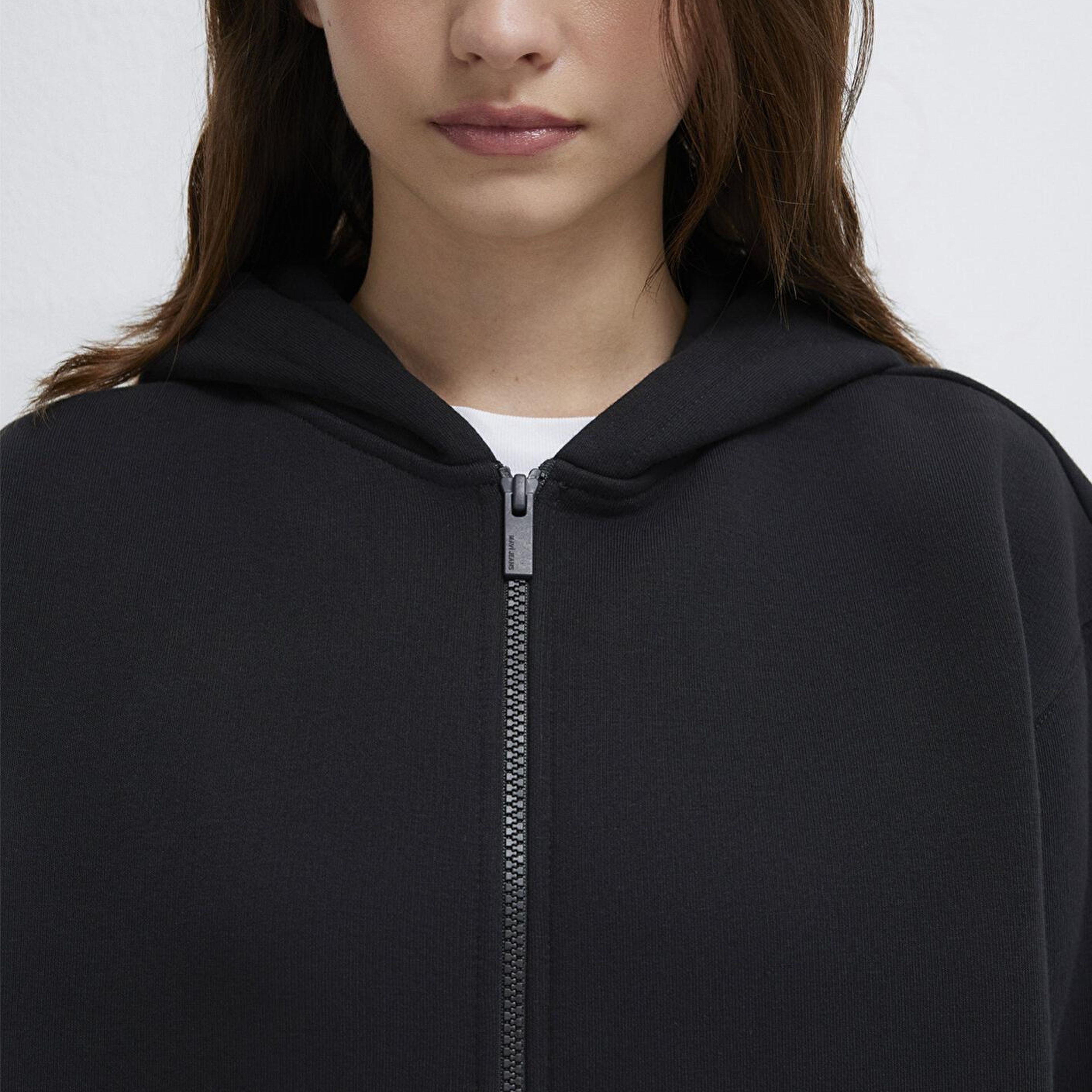 Mavi Mavi Logo Nakış Detaylı Kapüşonlu Siyah Sweatshirt 1S10532-900