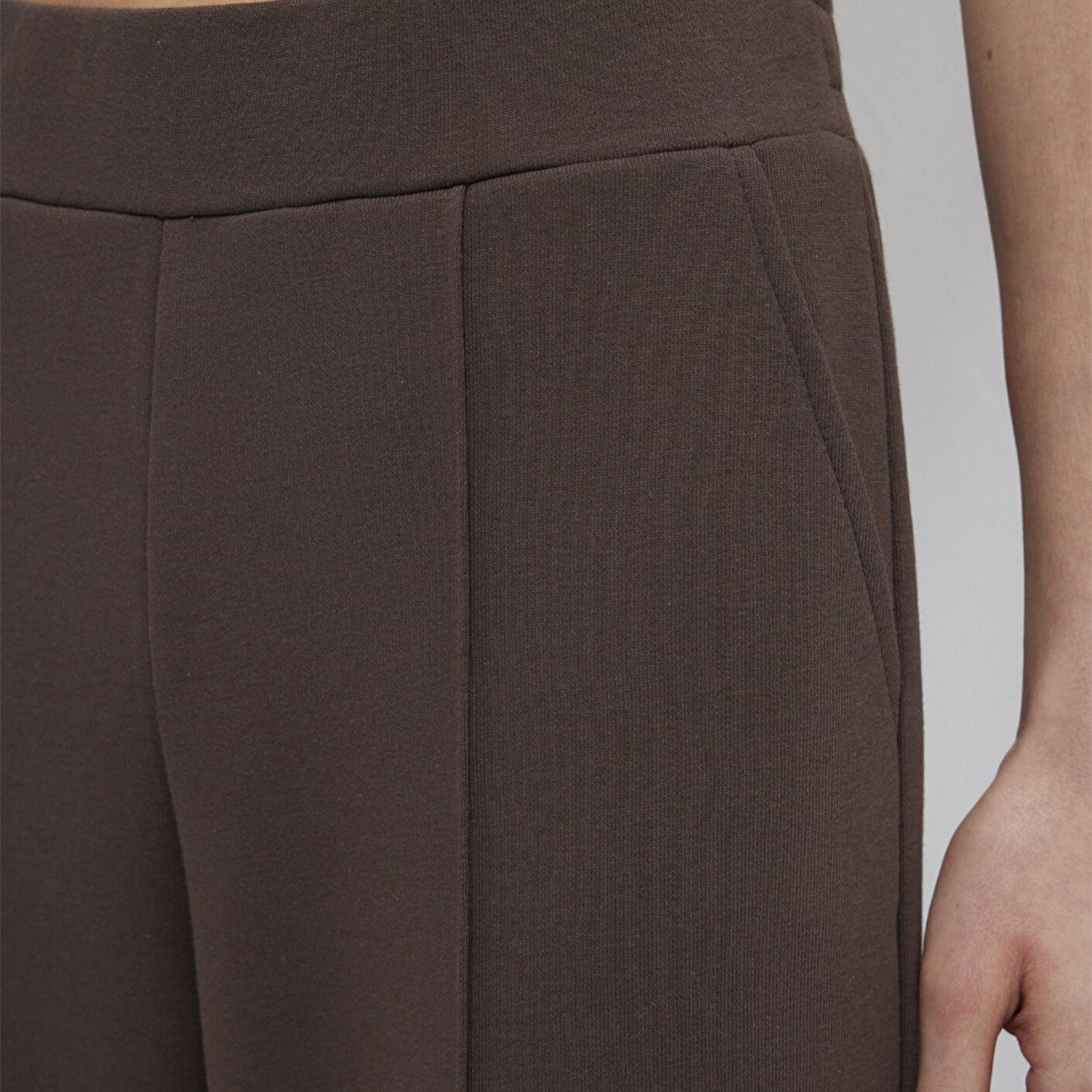 Mavi Kahverengi Geniş Paça Pantolon 1011156-71603