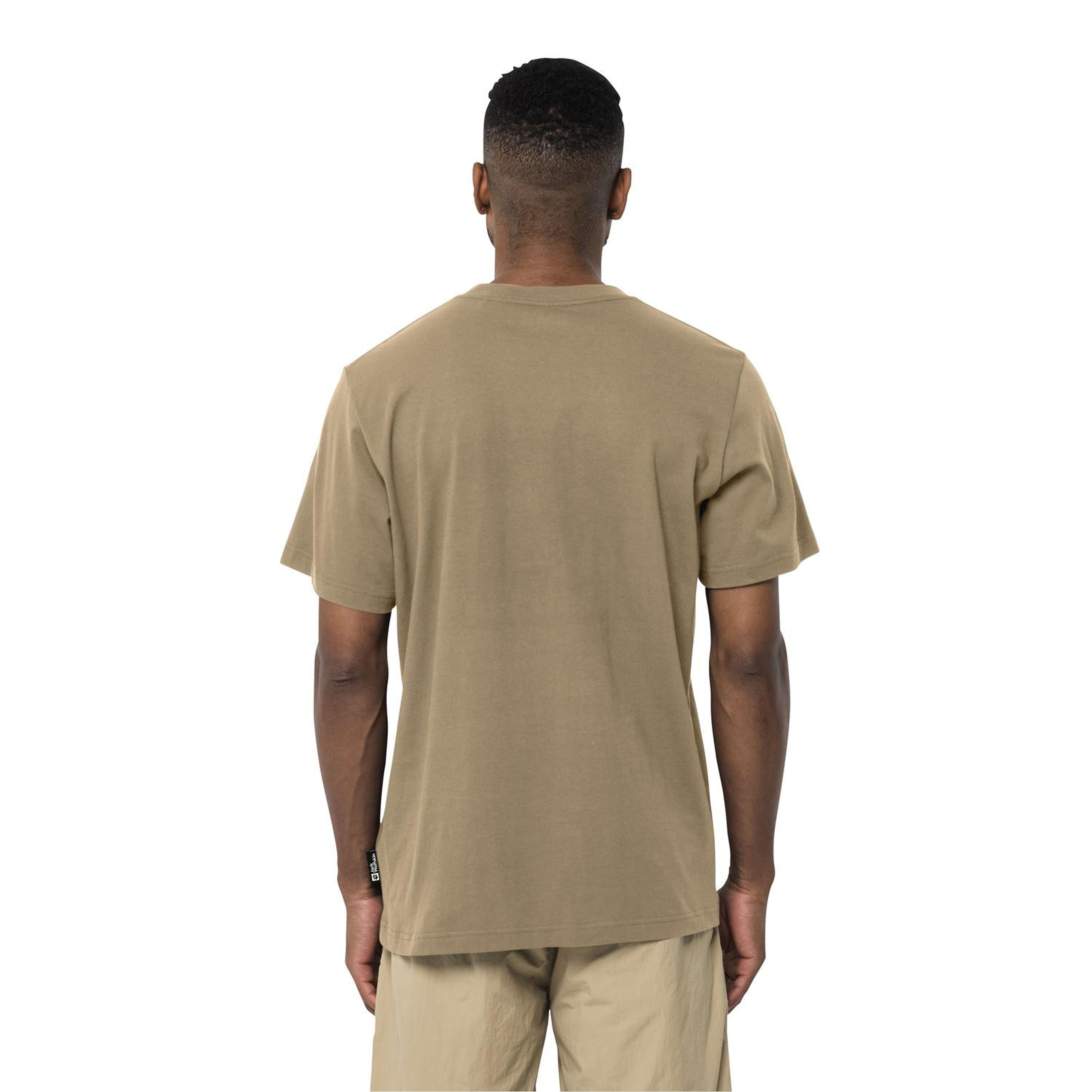 Jack Wolfskin Brand T Erkek Bej Tişört