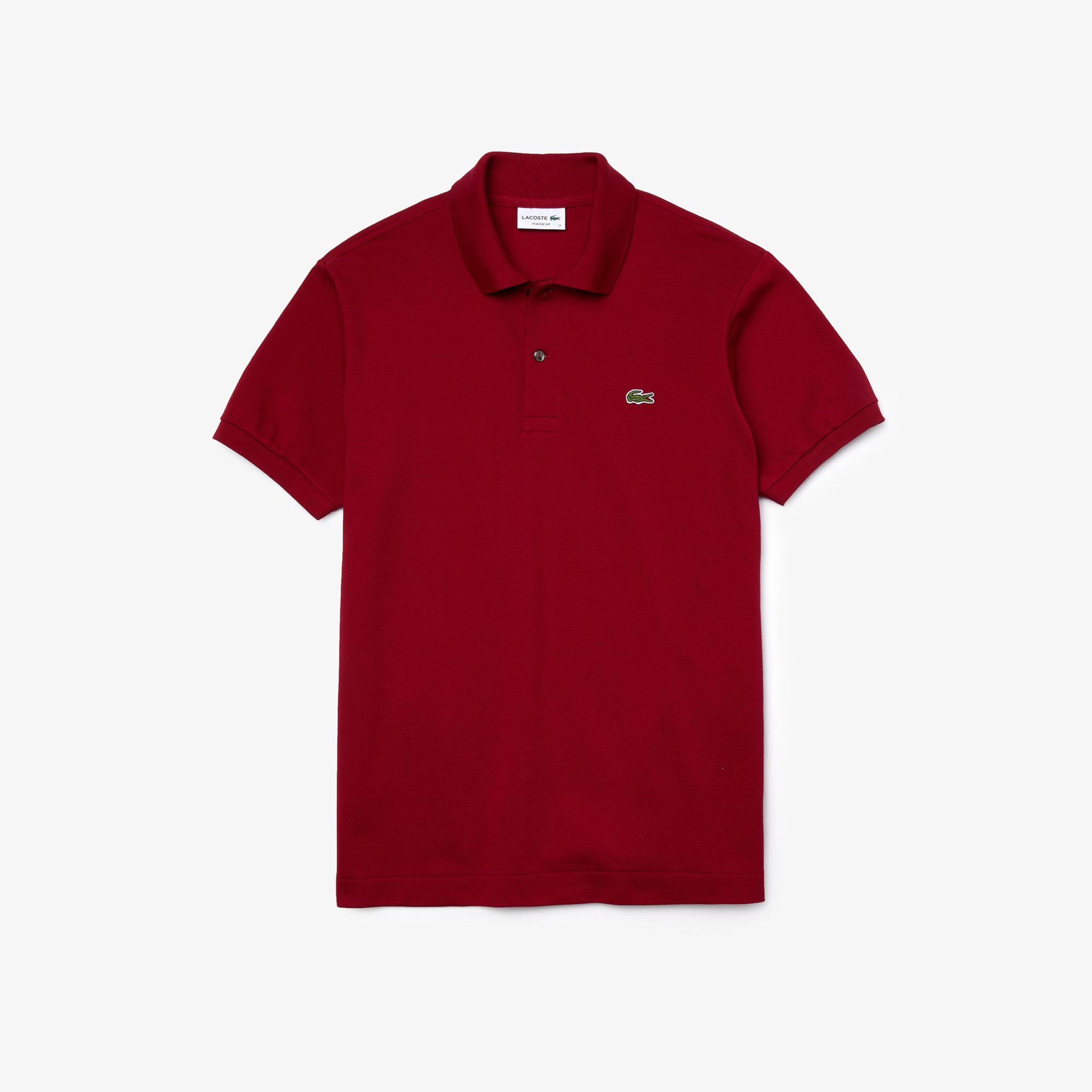 Lacoste L.12.12 Erkek Classic Fit Bordo Polo
