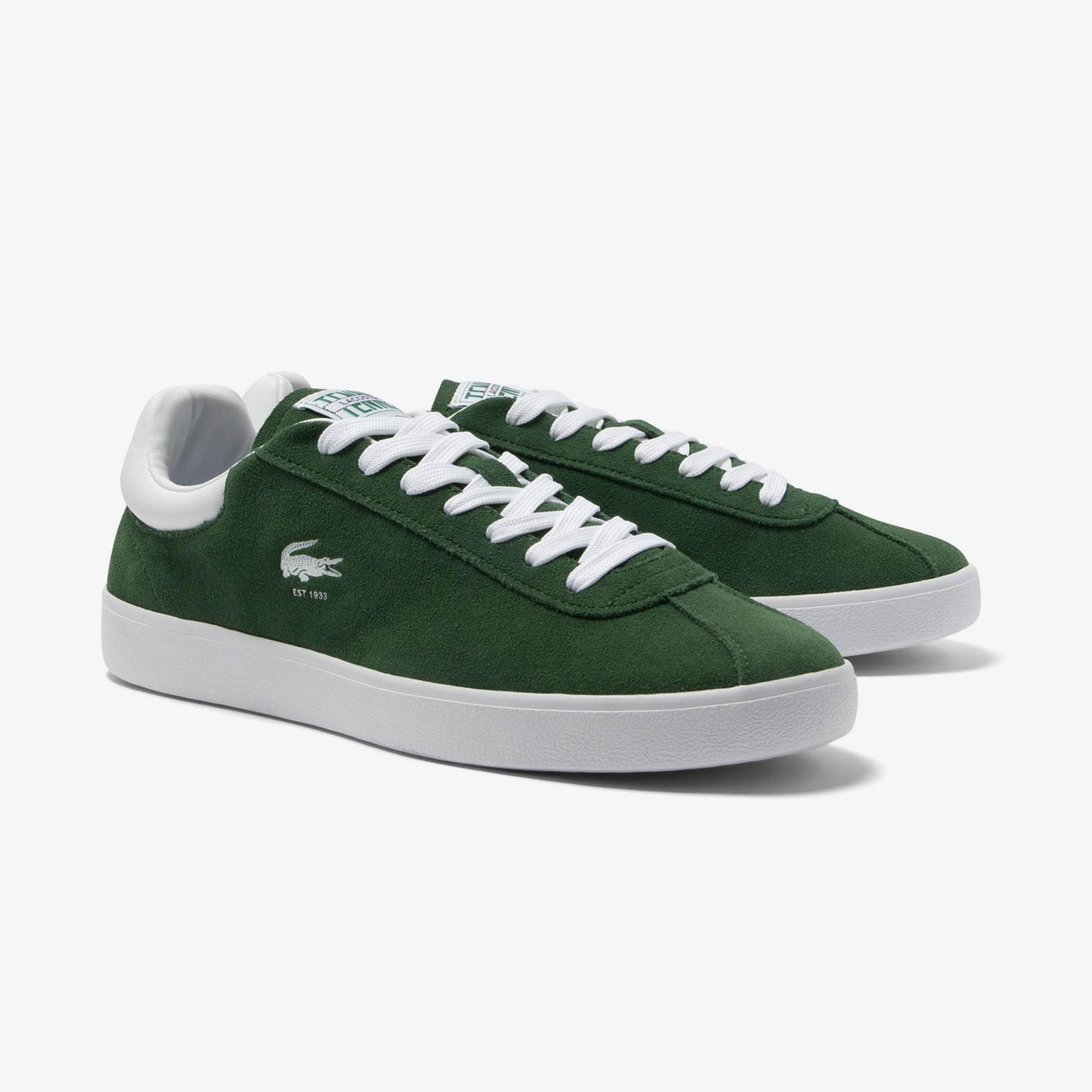 Lacoste Baseshot Erkek Yeşil Sneaker