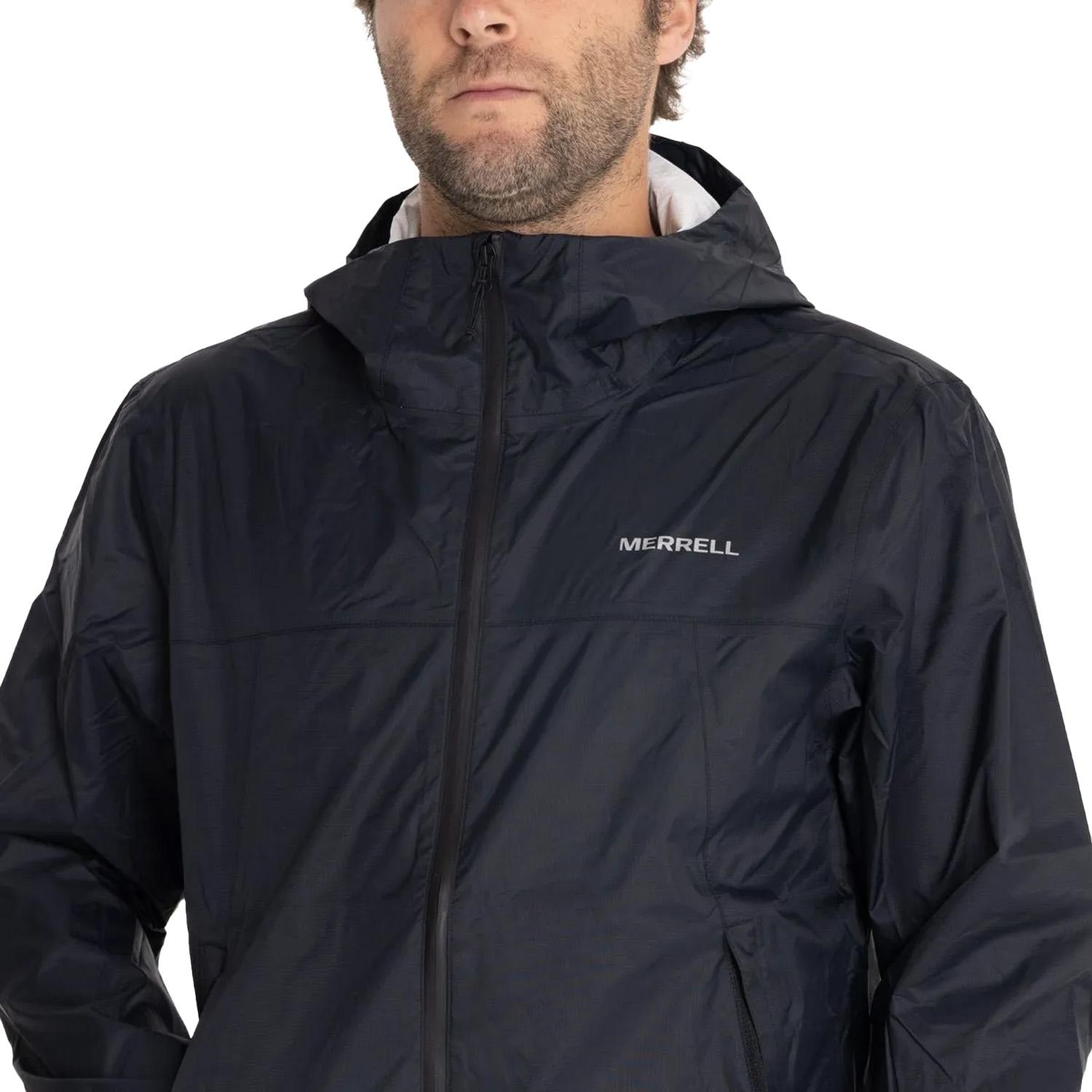 Merrell Fallon Rain Shell Erkek Siyah Yağmurluk