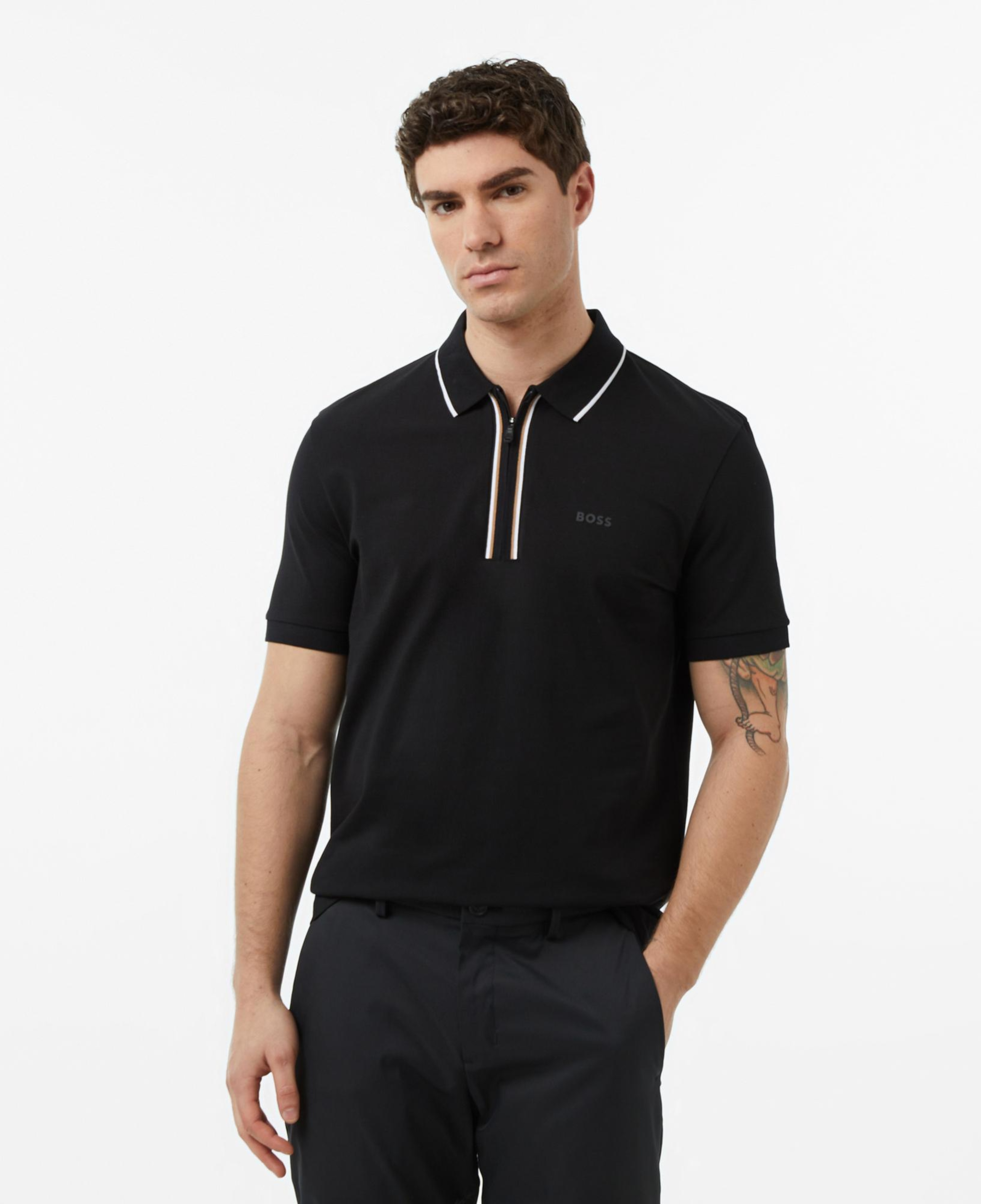 Boss Philix Erkek Siyah Polo