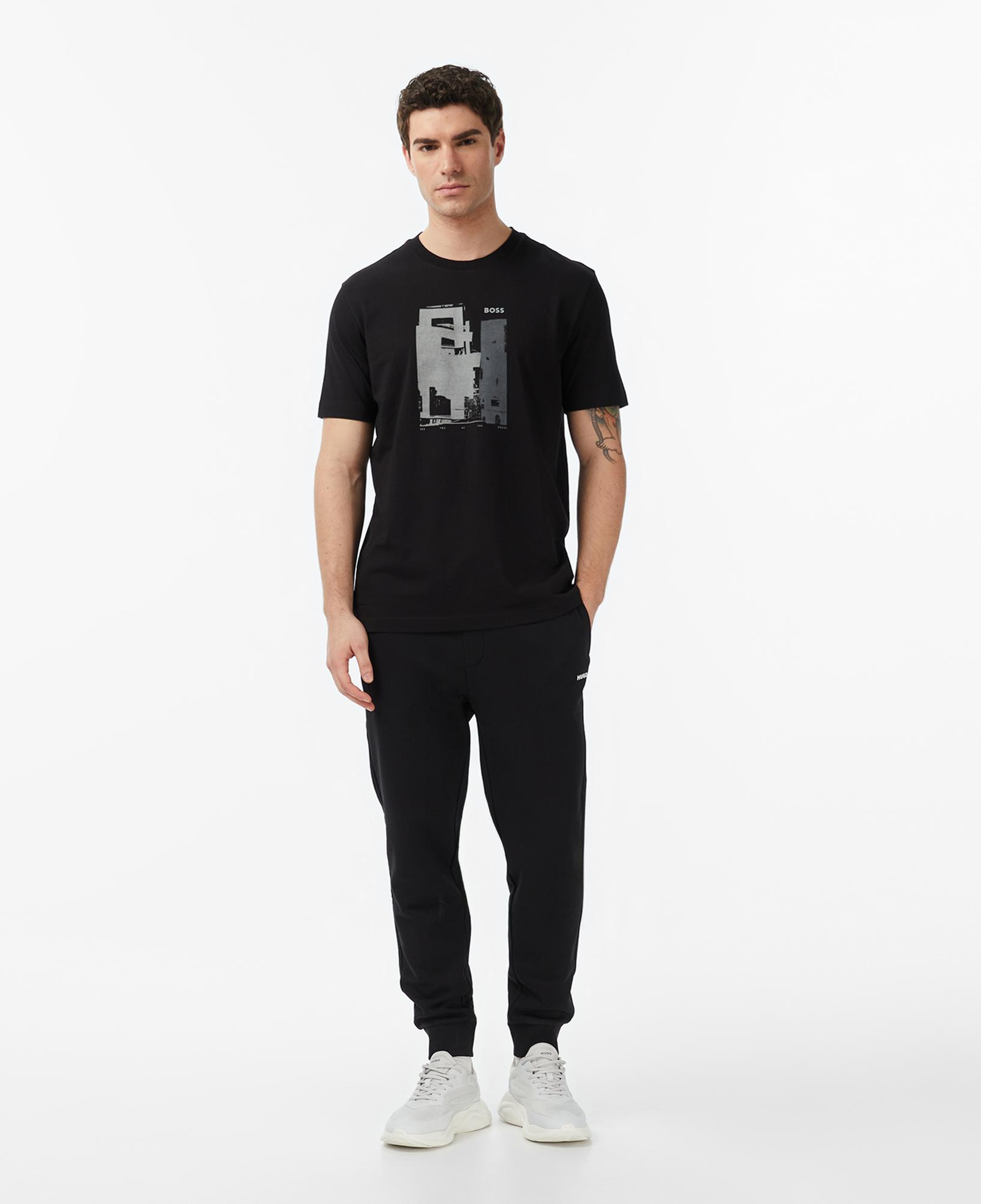 Boss Te Imprint Erkek Siyah T-Shirt