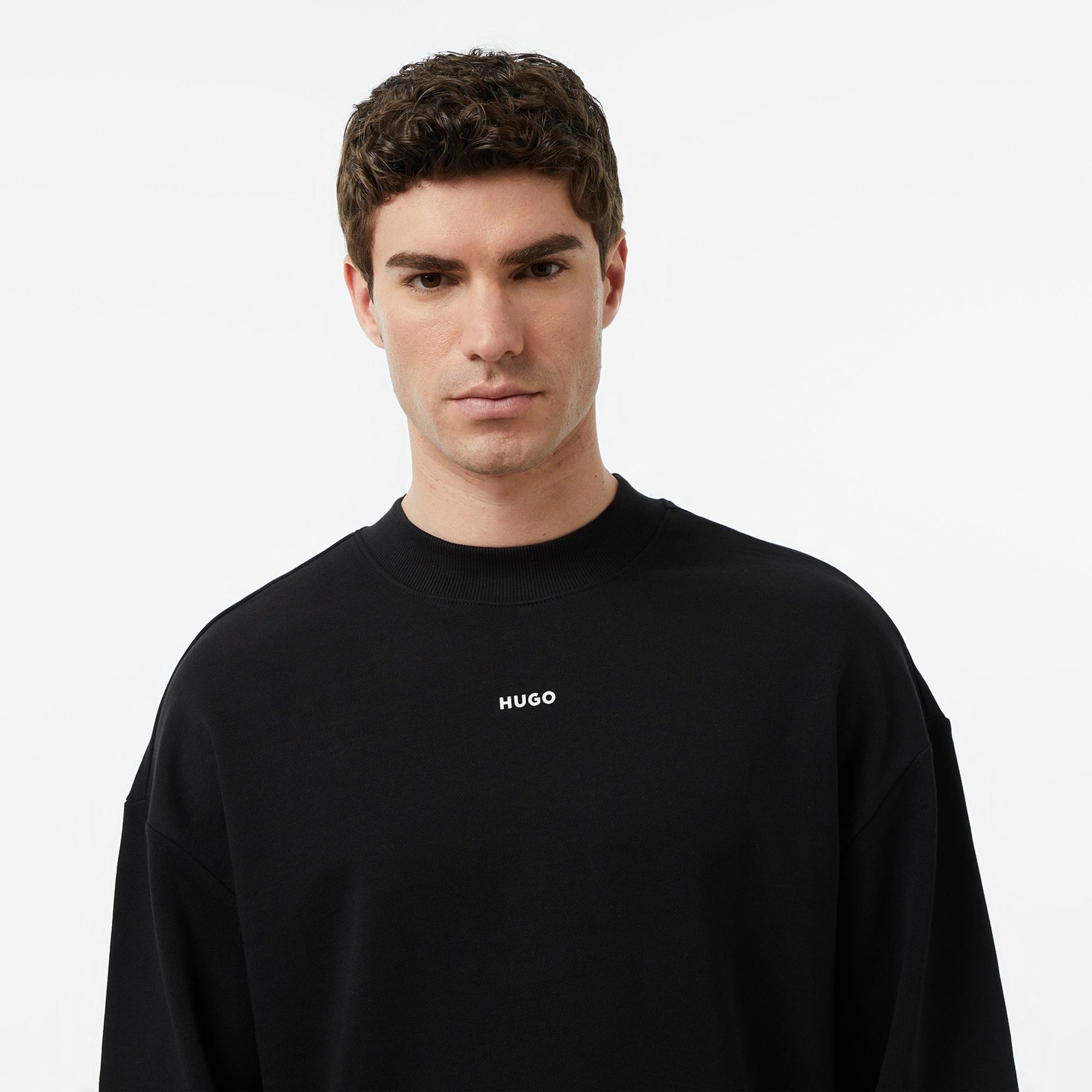 Hugo Dapocrew Erkek Siyah Sweatshirt