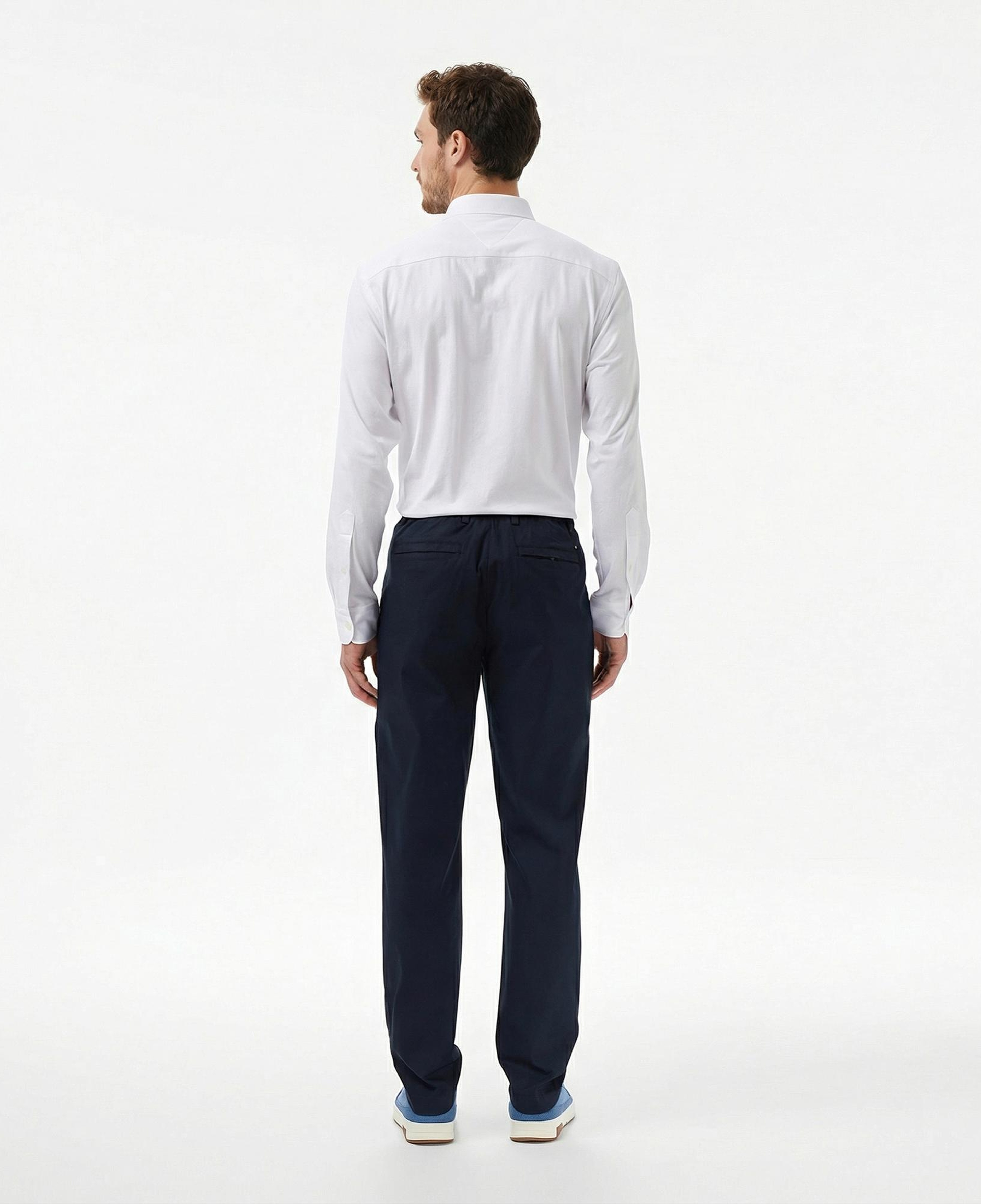 Tommy Hilfiger Harlem Tech Twill Erkek Lacivert Pantolon