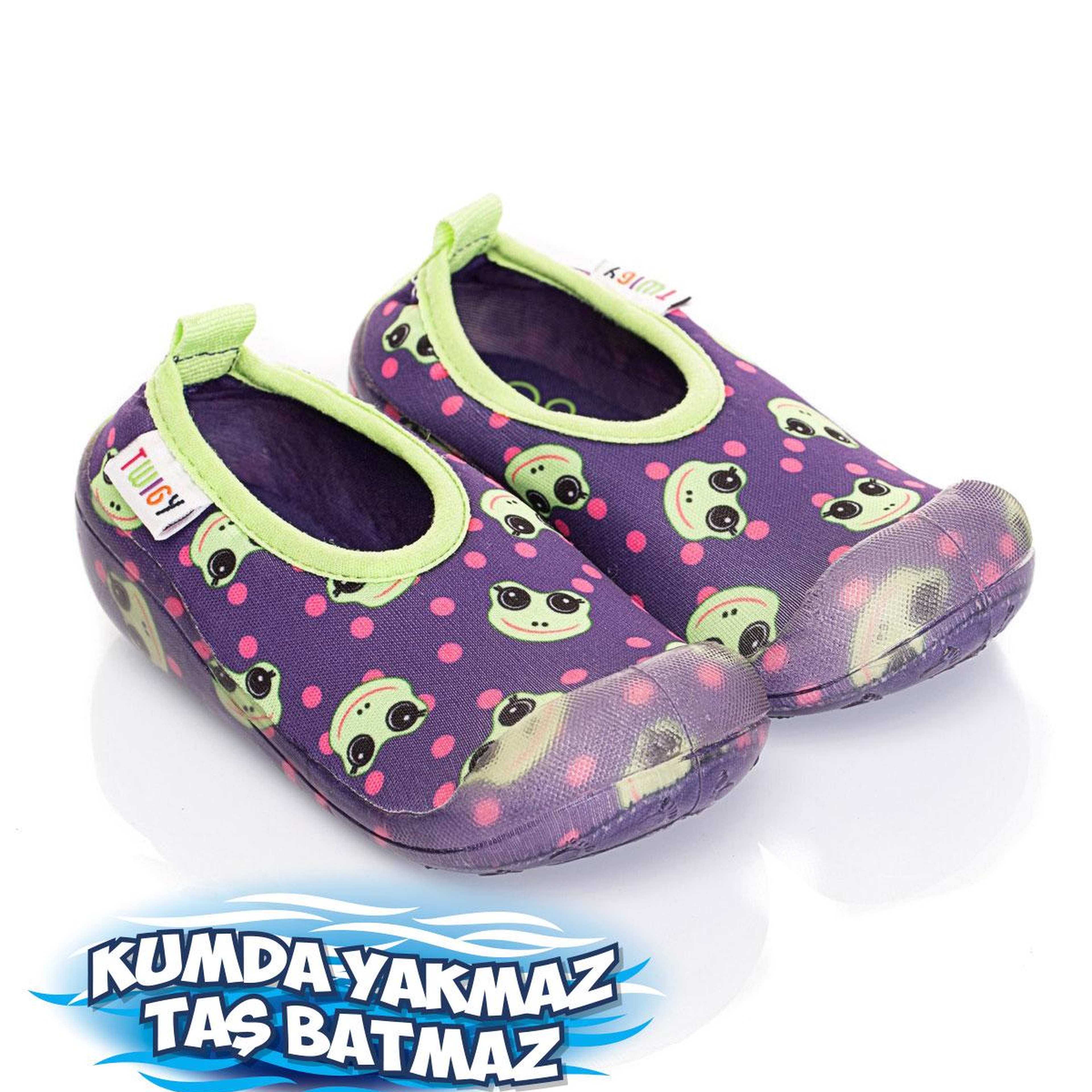 Kurbağa Çocuk Deniz Ayakkabısı Mor  20/29
