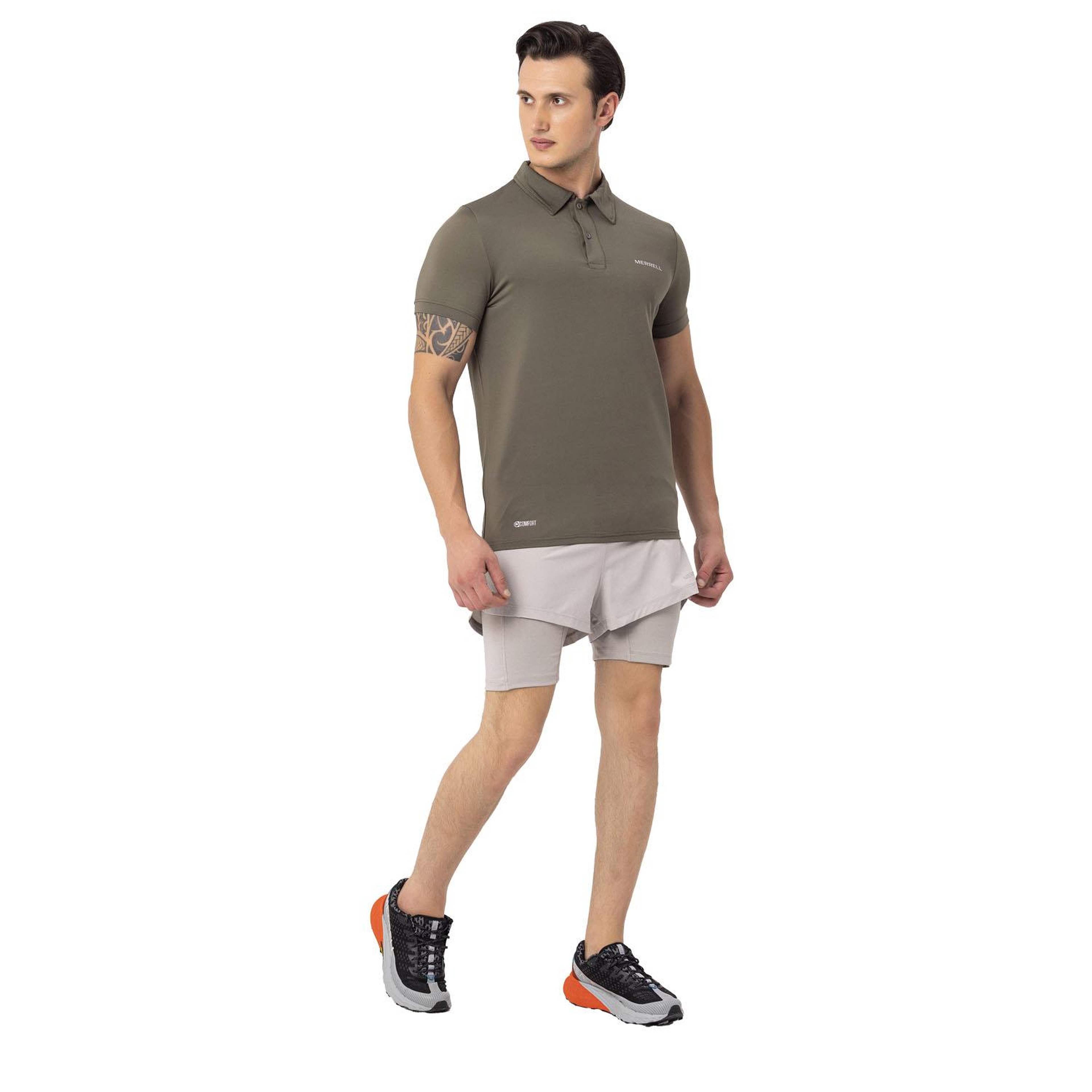 Merrell Pace Erkek Yeşil Polo Tişört