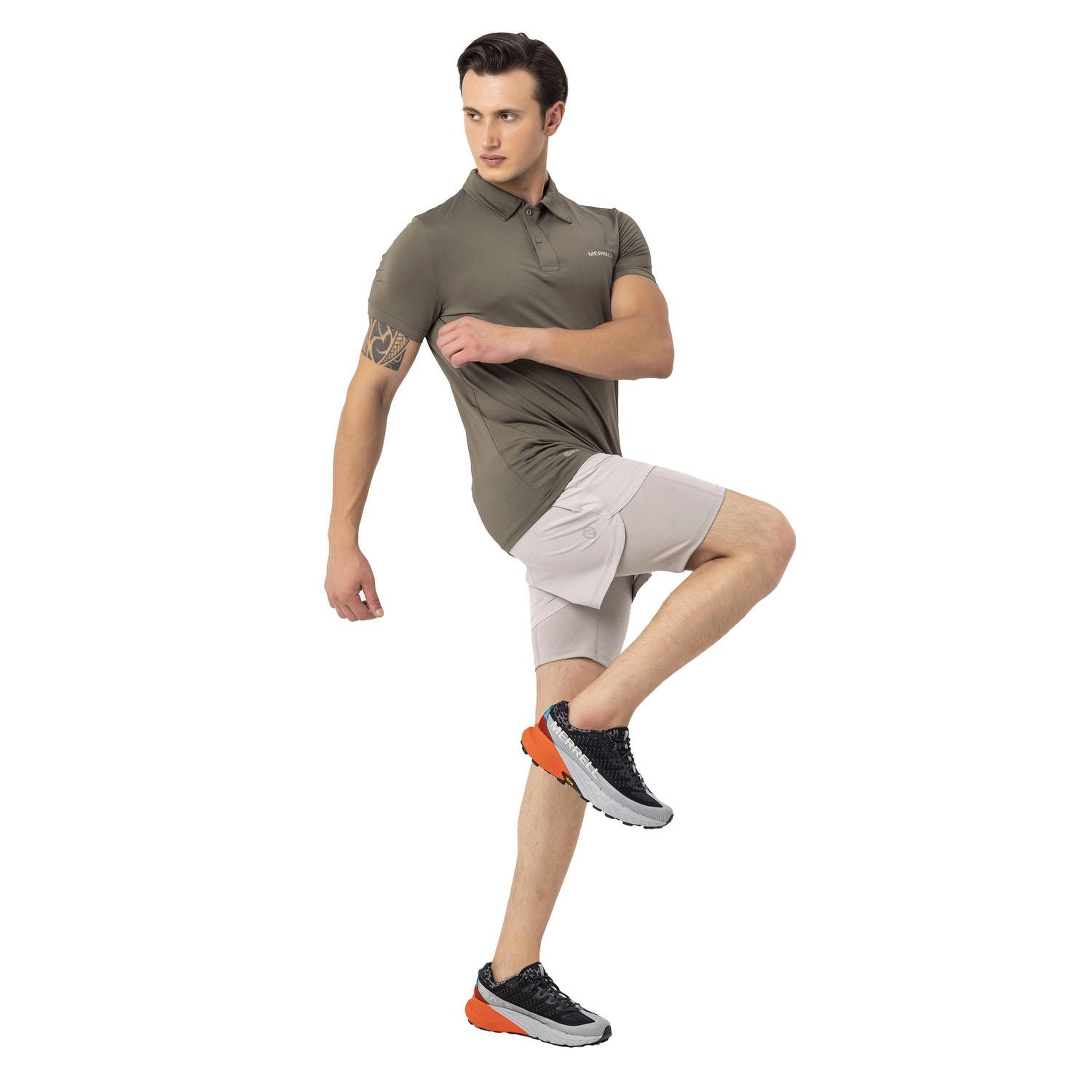 Merrell Pace Erkek Yeşil Polo Tişört