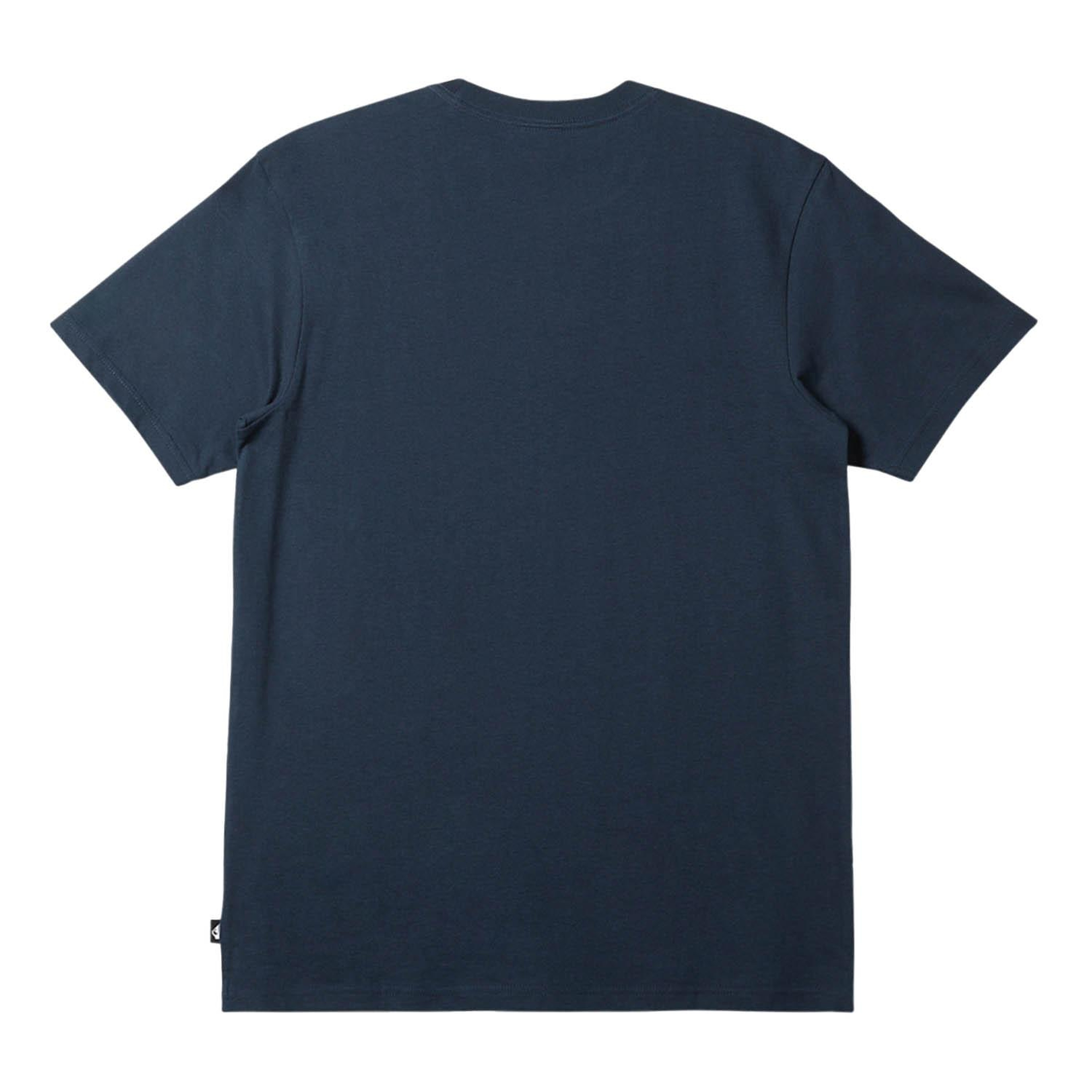 Quiksilver Qs Rushed Logo Dna Erkek Mavi Tişört