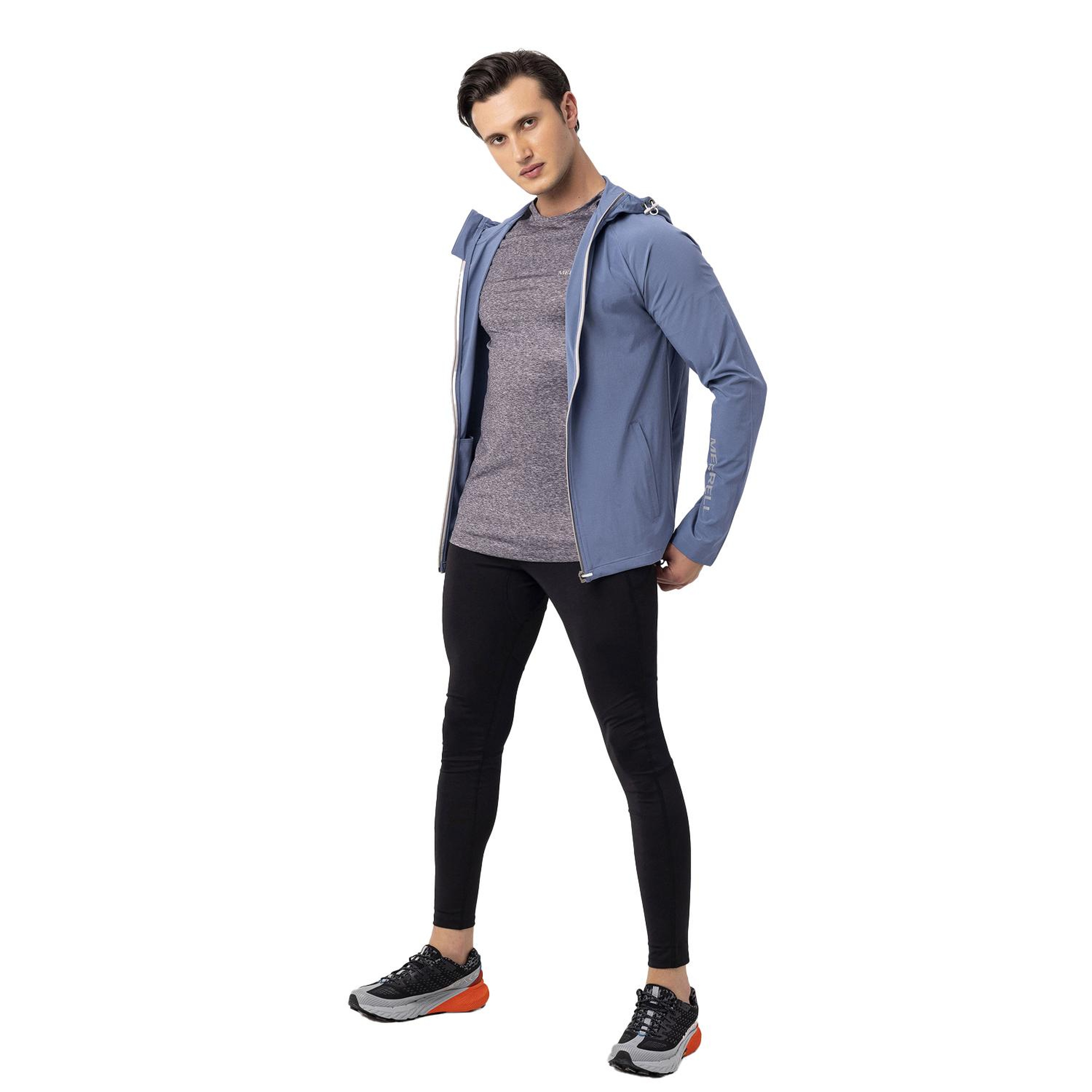 Merrell Just Erkek Mavi Koşu Ceketi