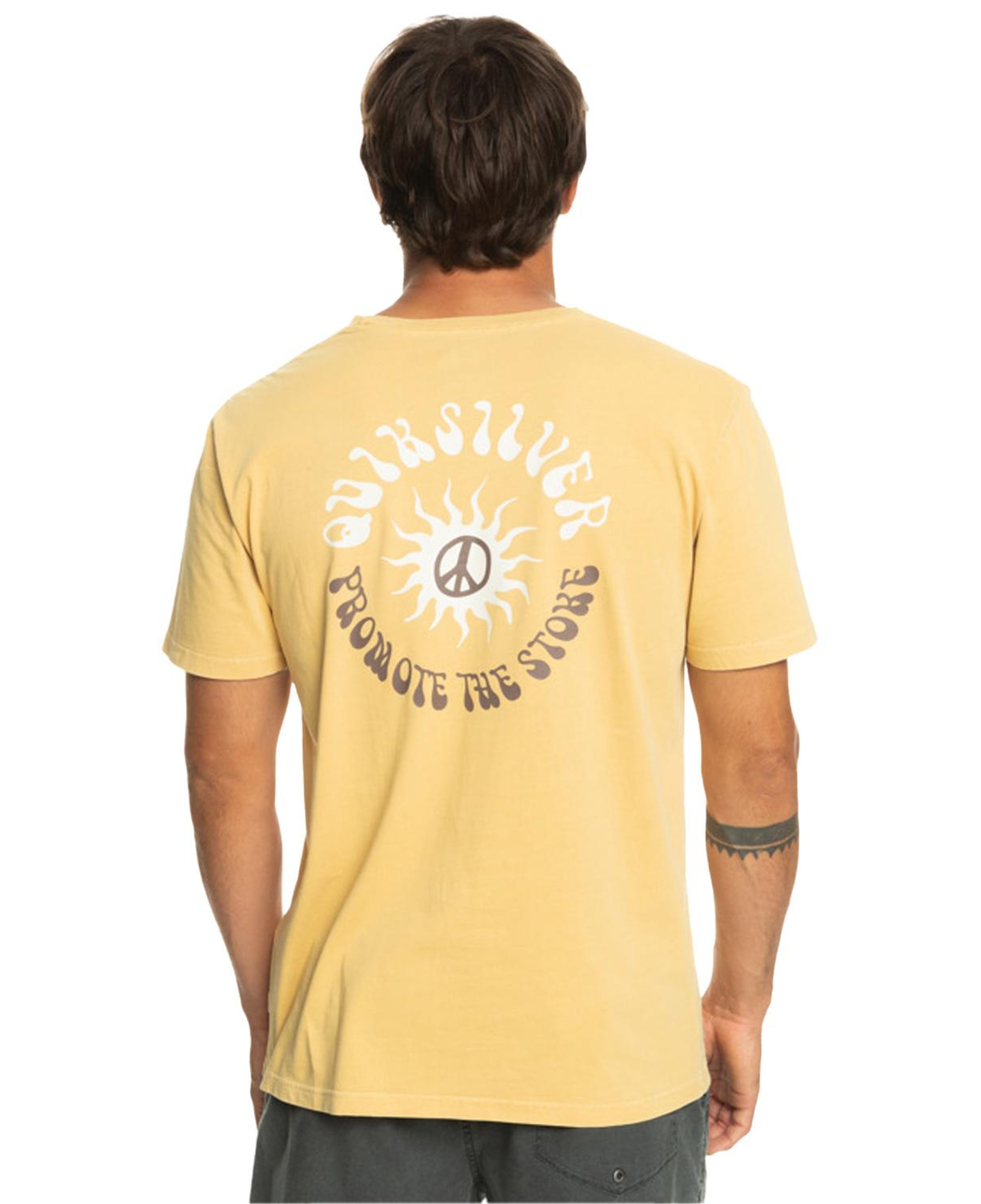 Quiksilver Sunbloom Erkek Sarı Tişört