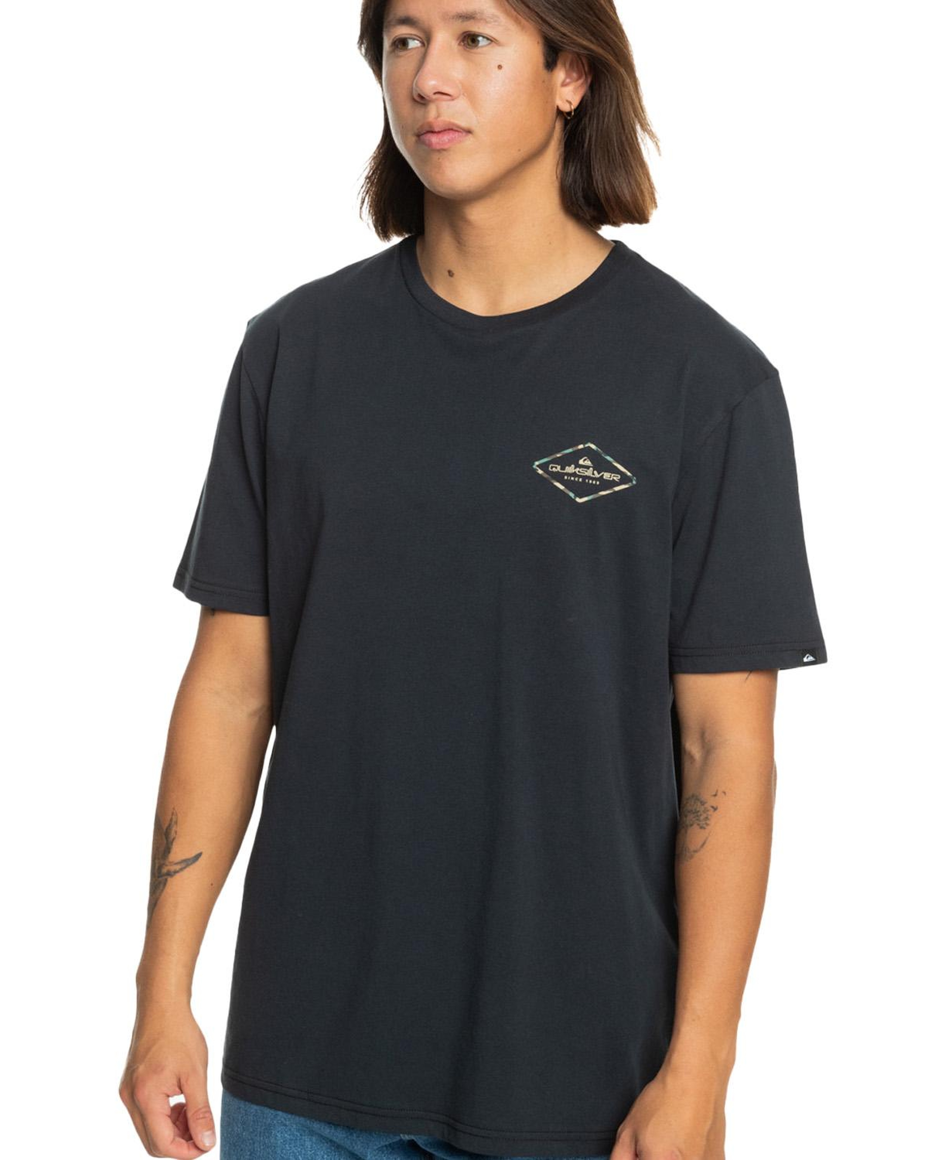 Quiksilver Omni Lock Erkek Siyah Tişört