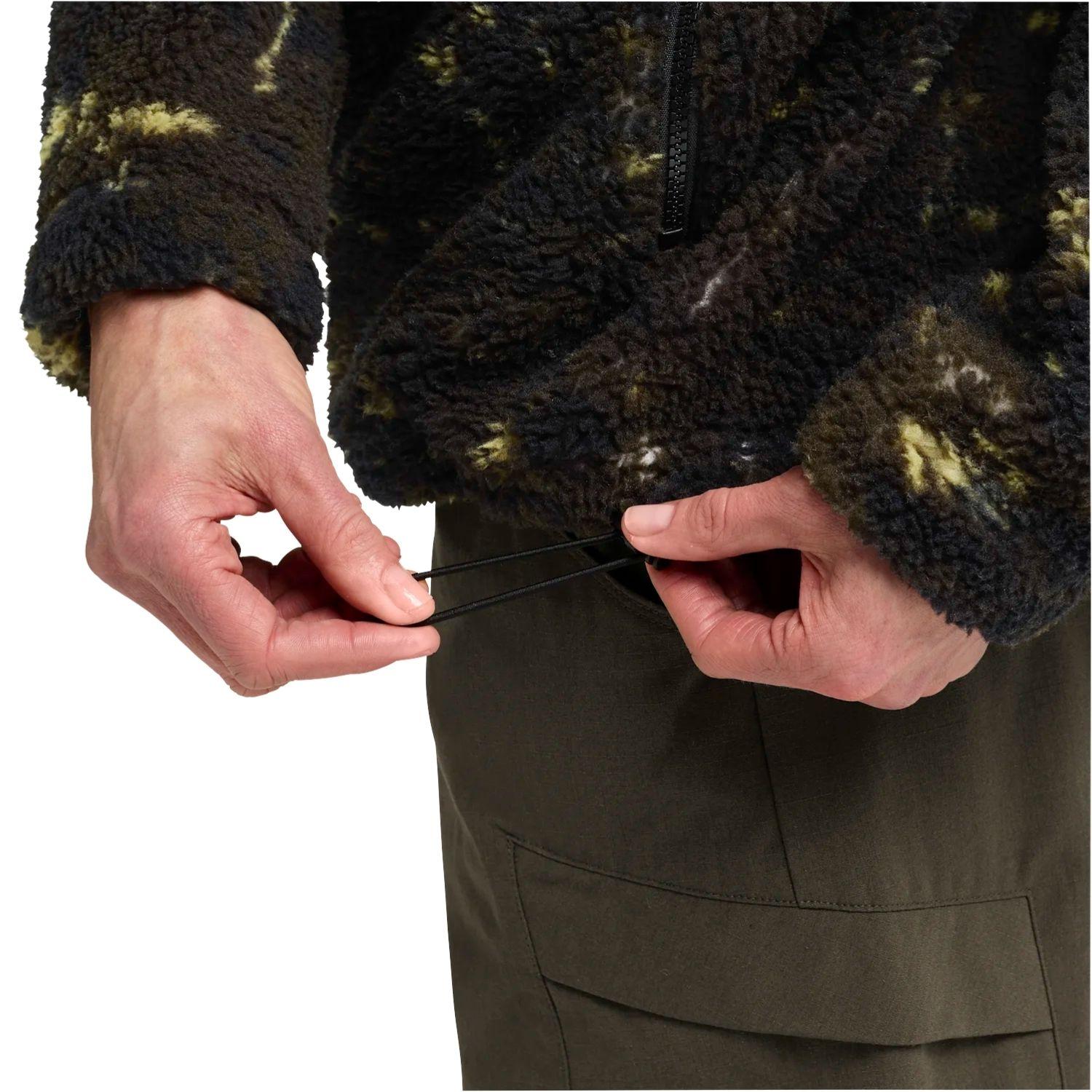 Jack Wolfskin Stone Lite Aop Kadın Siyah Outdoor Ceketi