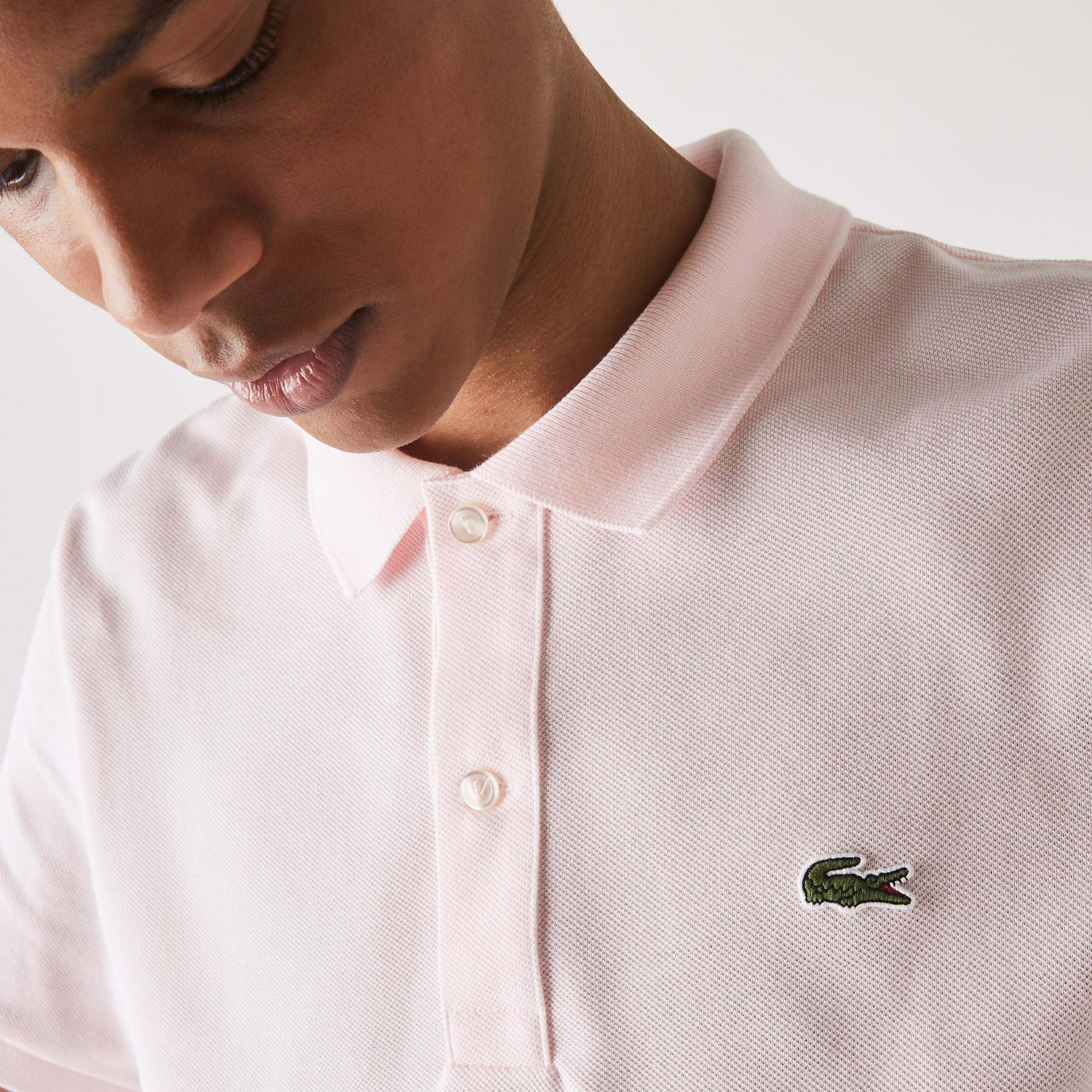 Lacoste L.12.12 Erkek Slim Fit Açık Pembe Polo